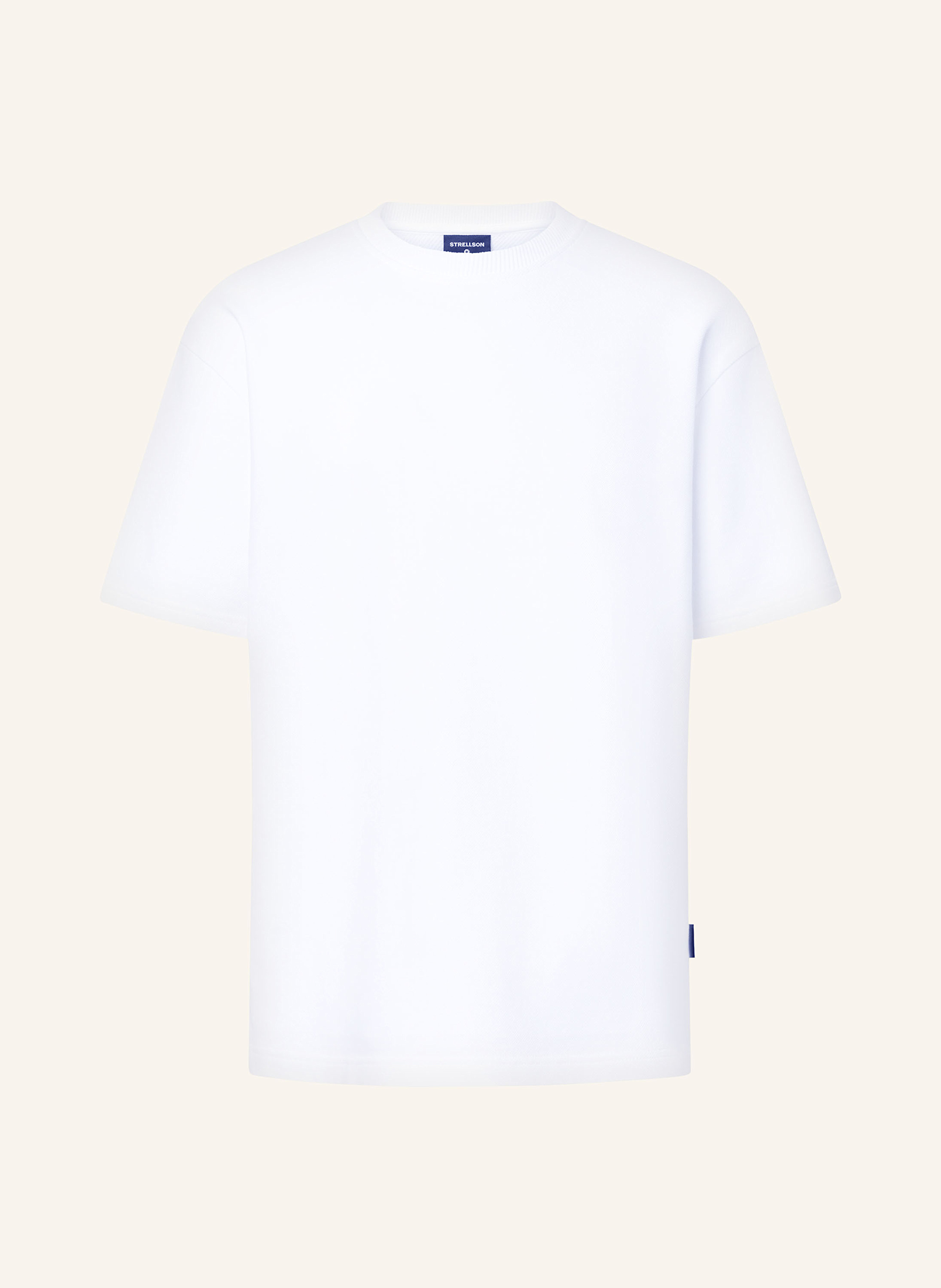 Strellson T-Shirt Pico Aus Piqué weiss