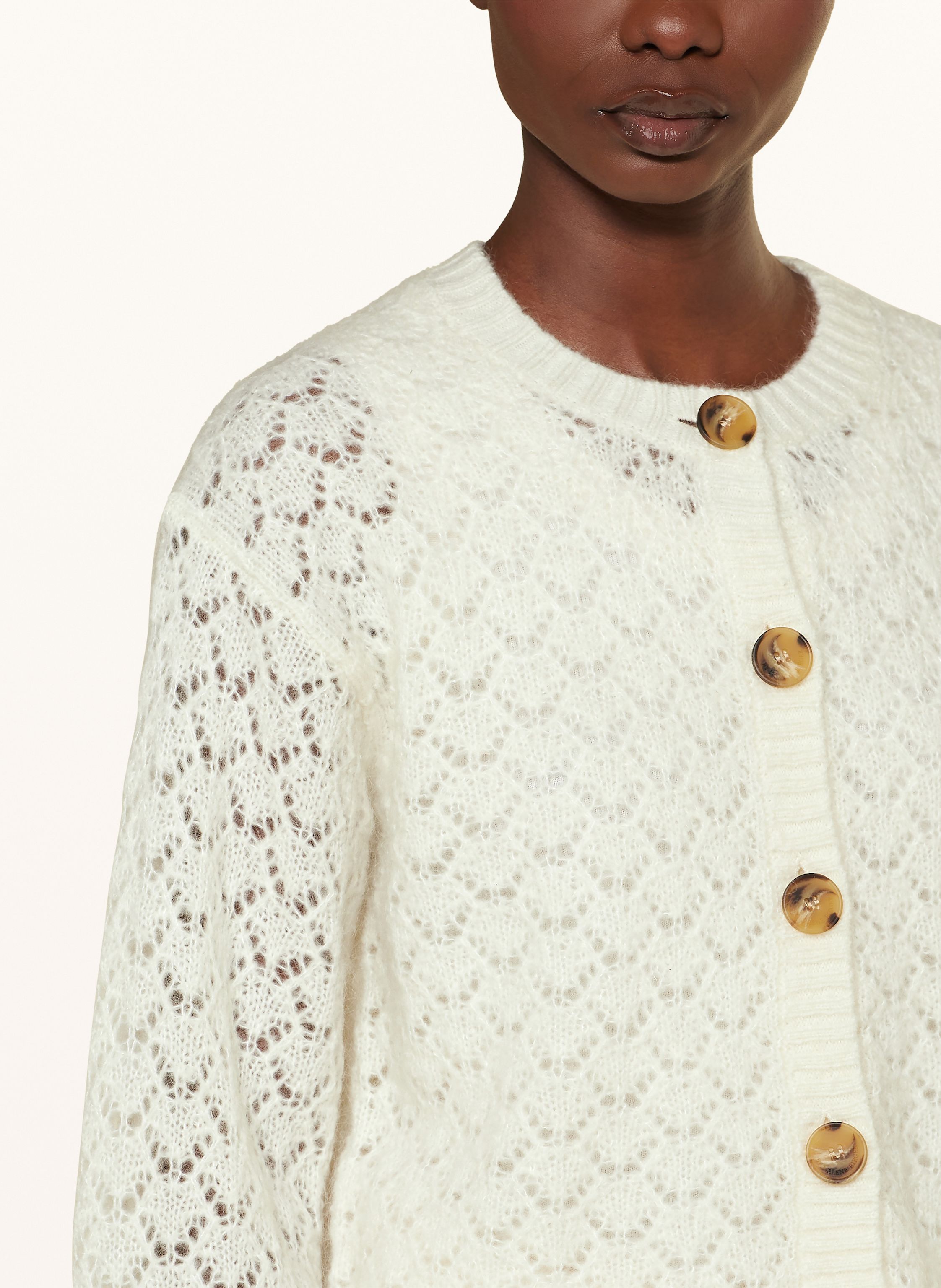 Thumbnail - By Malene Birger Strickjacke Cierrou Mit Mohair weiss