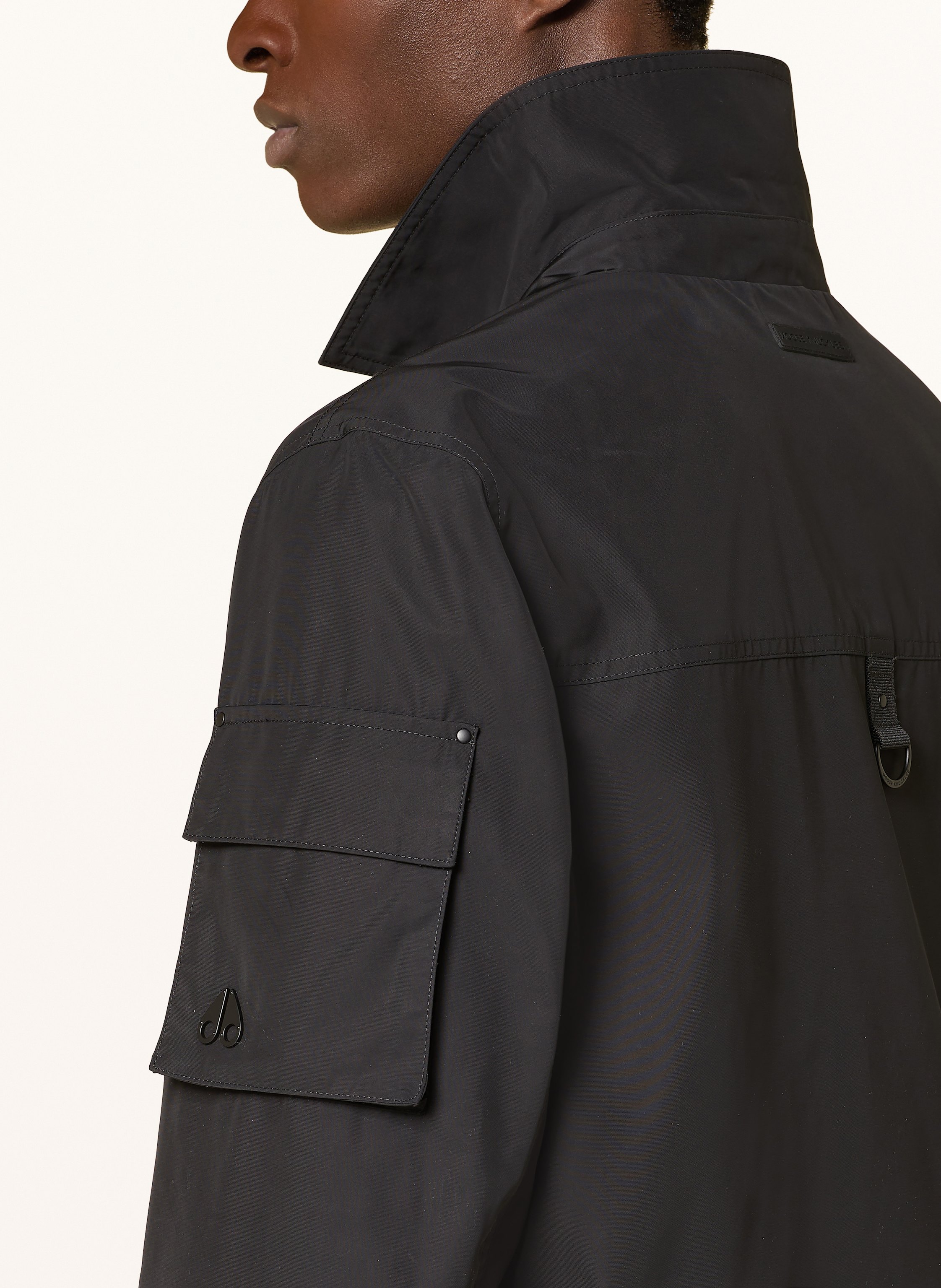 Thumbnail - Moose Knuckles Overjacket Charlesbourg schwarz