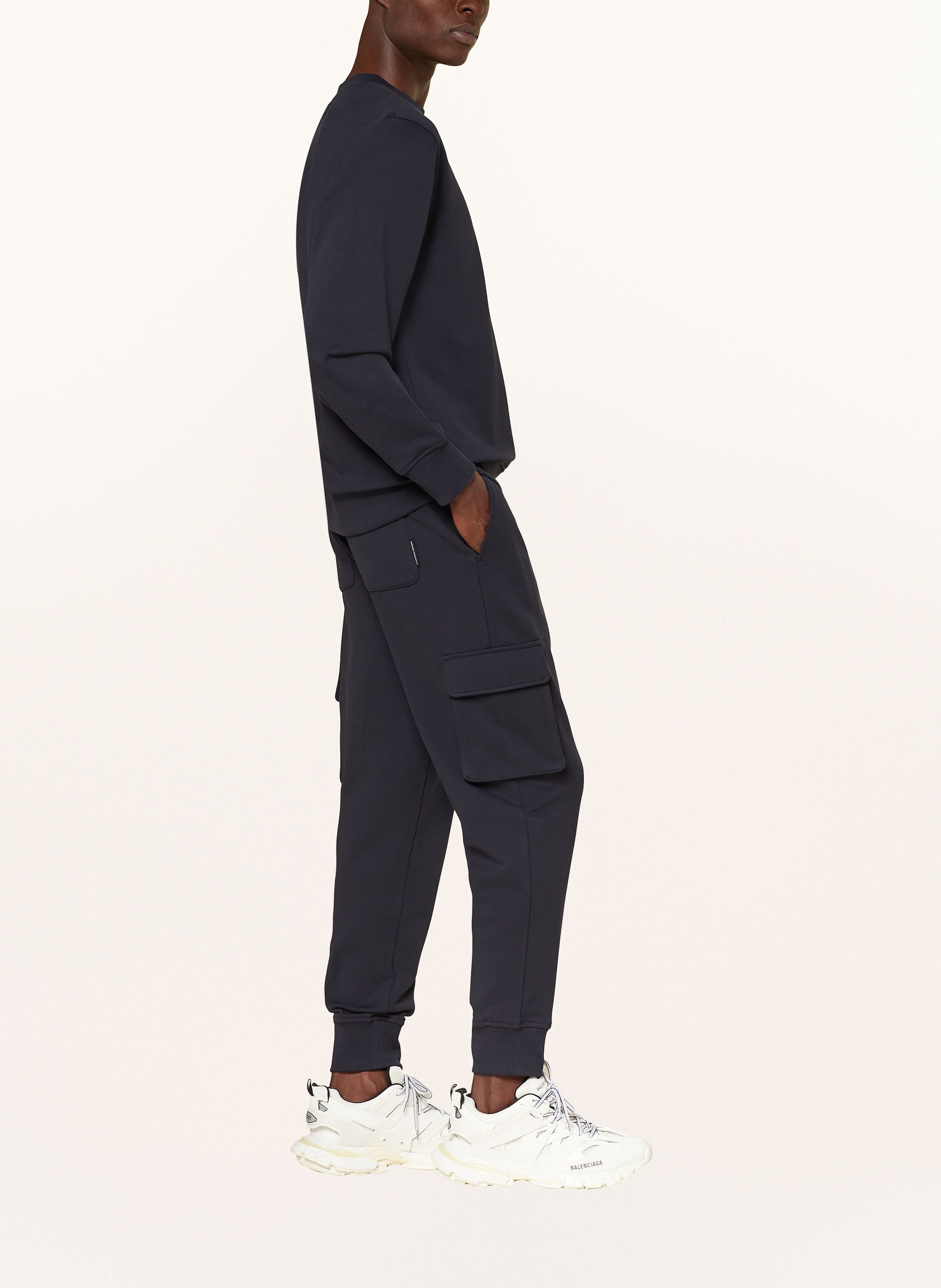 Thumbnail - Moose Knuckles Cargo-Sweatpants Hartsfield blau