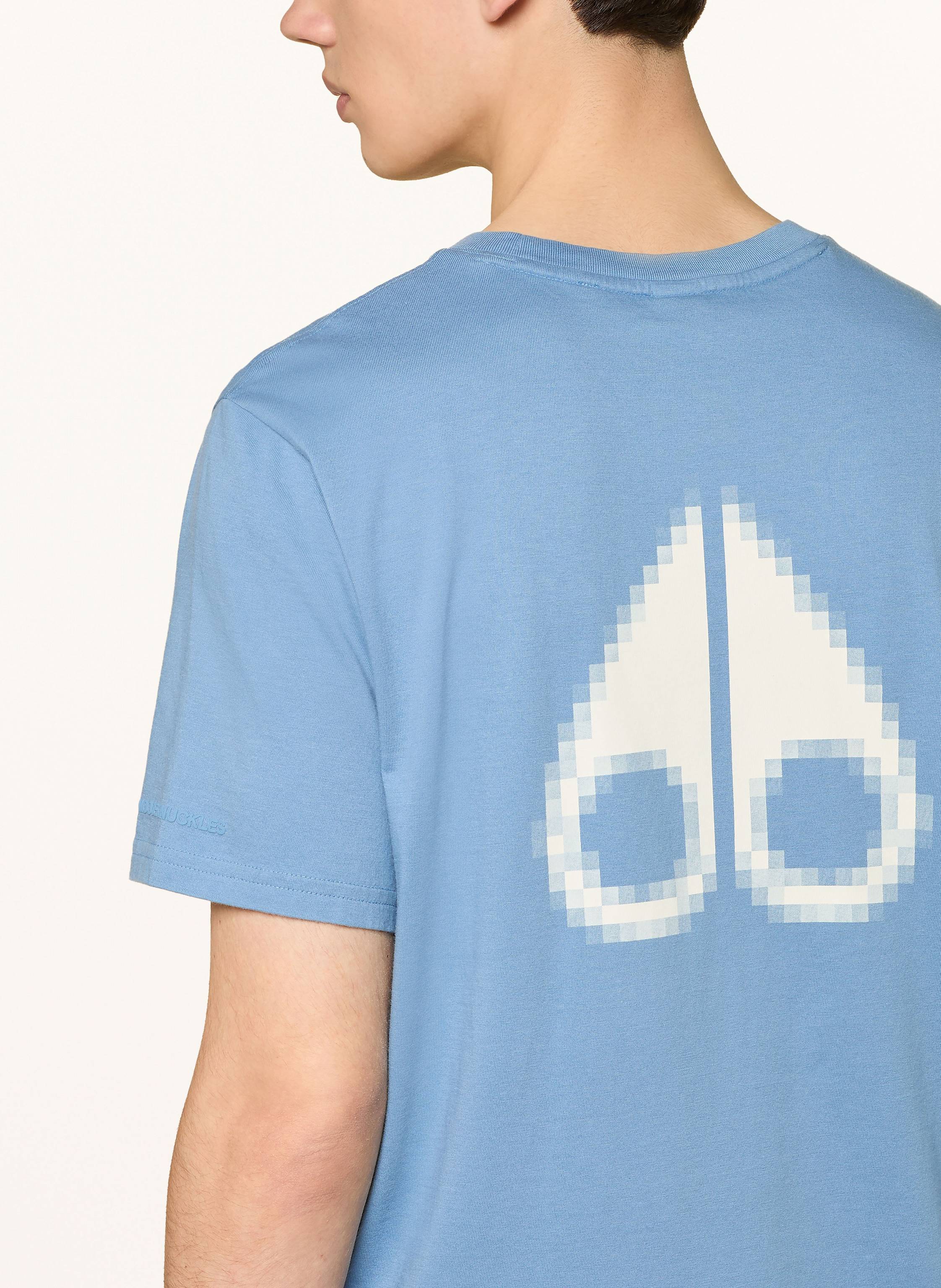 Thumbnail - Moose Knuckles T-Shirt Milton blau