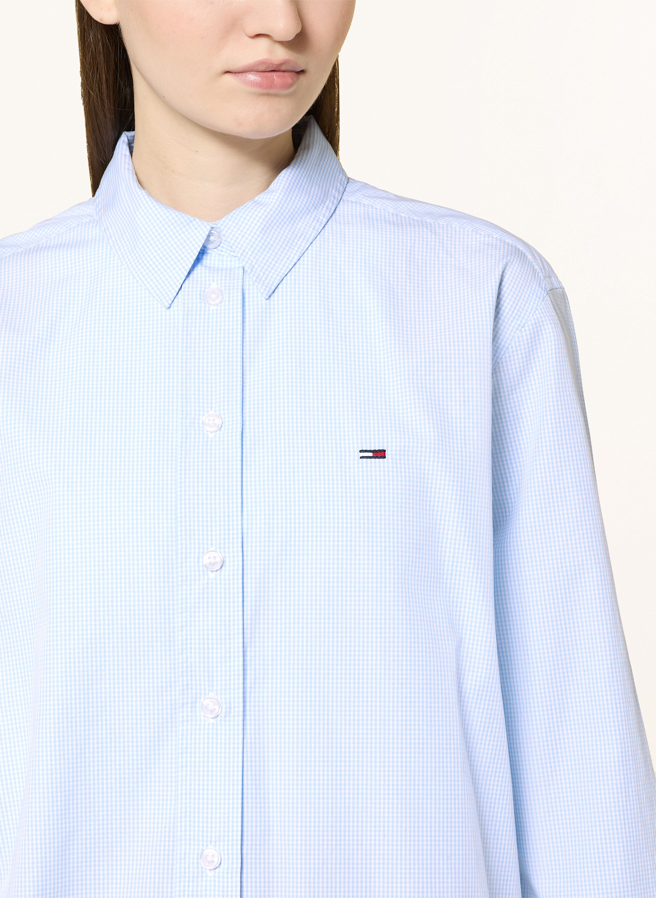 Thumbnail - Tommy Jeans Hemdbluse blau