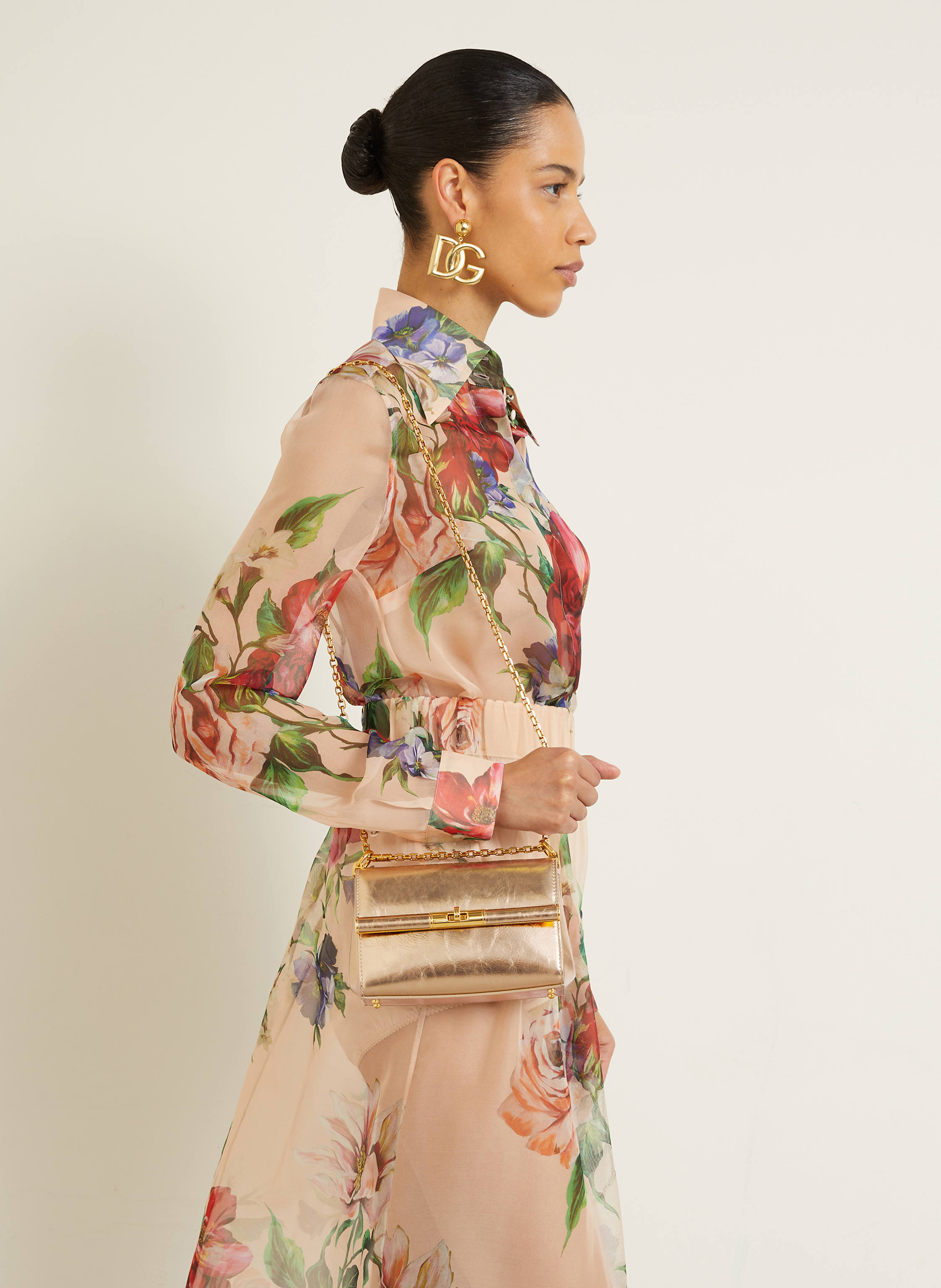 Thumbnail - Dolce & Gabbana Umhängetasche Marlene gold