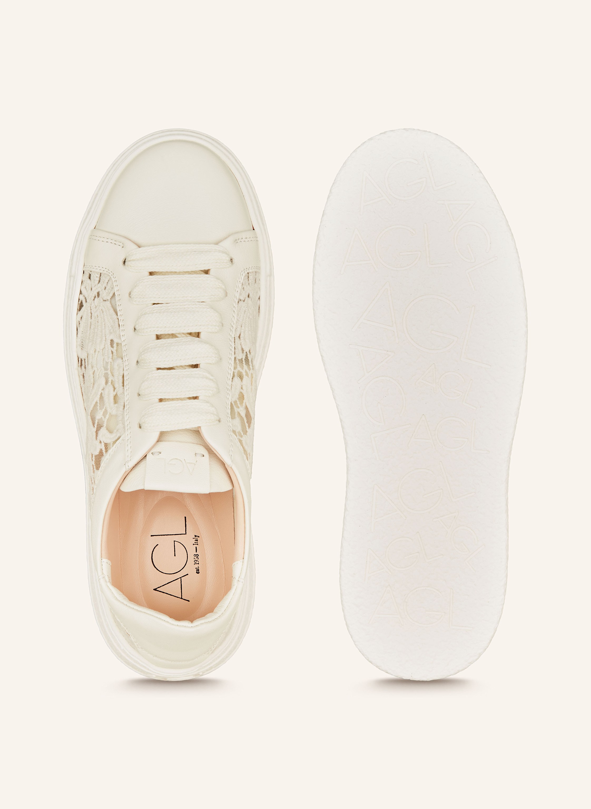 Thumbnail - Agl Sneaker Giuly weiss