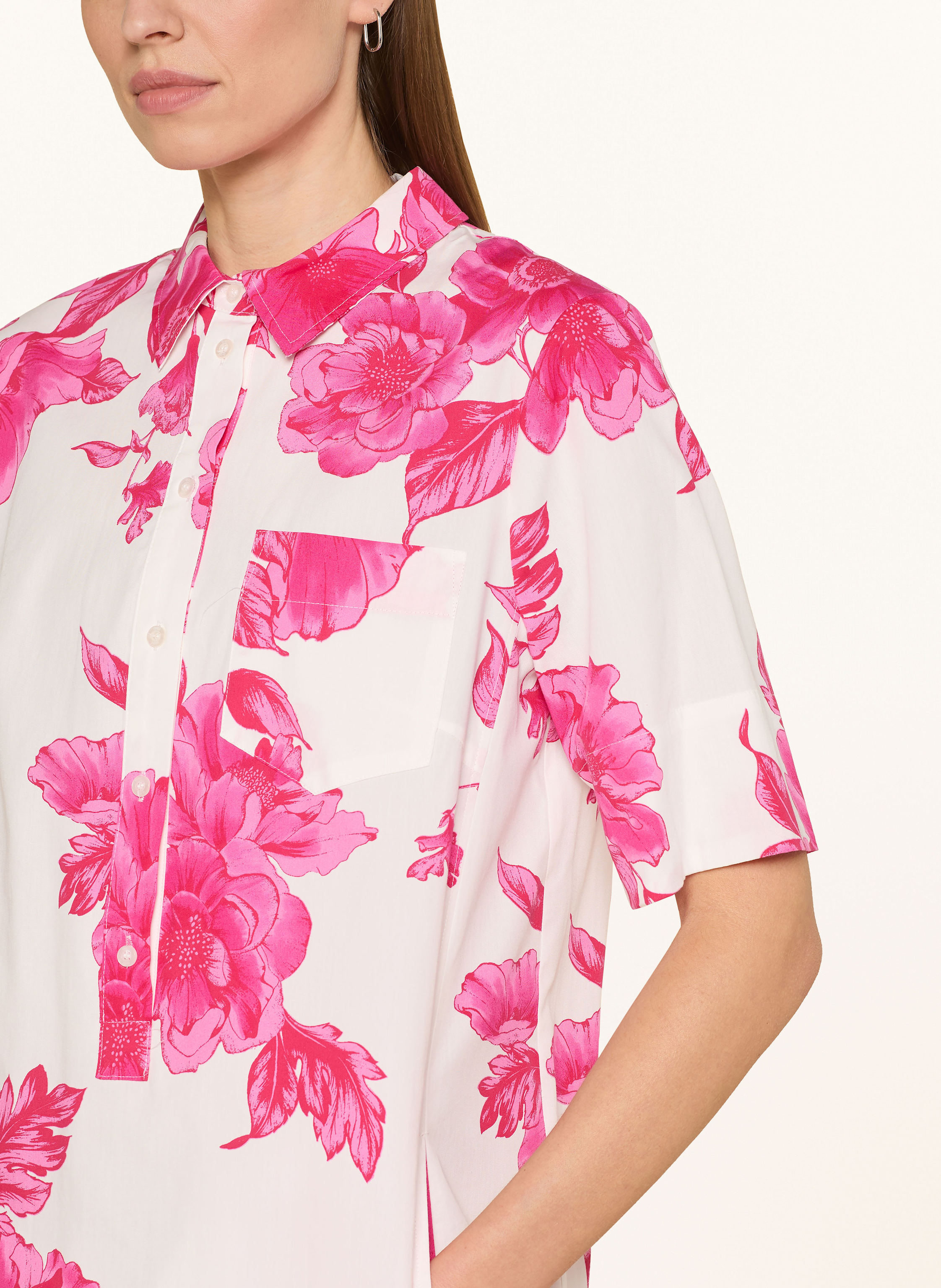 Thumbnail - Oui Hemdblusenkleid pink