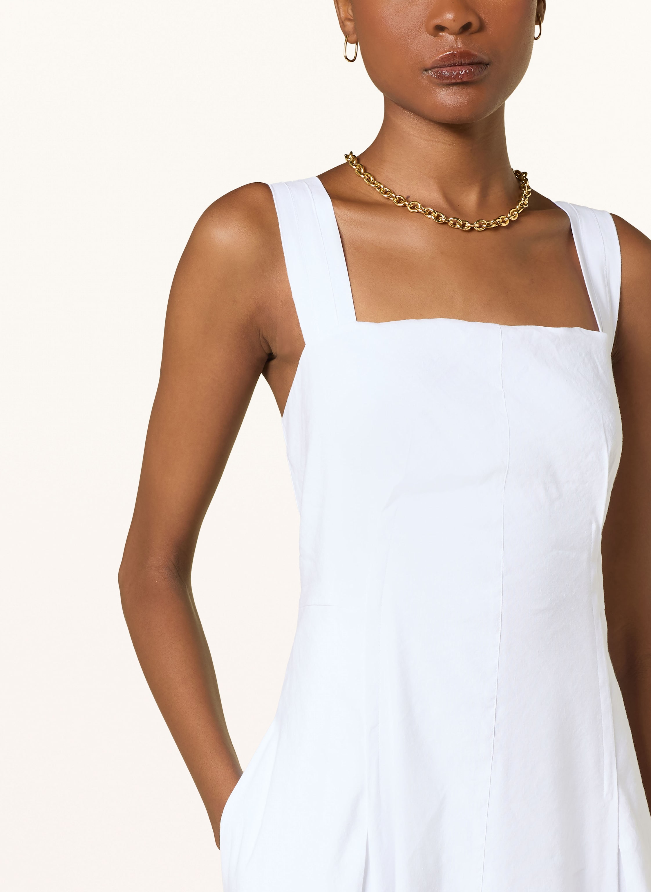 Thumbnail - Vince Kleid Cami Mit Leinen weiss