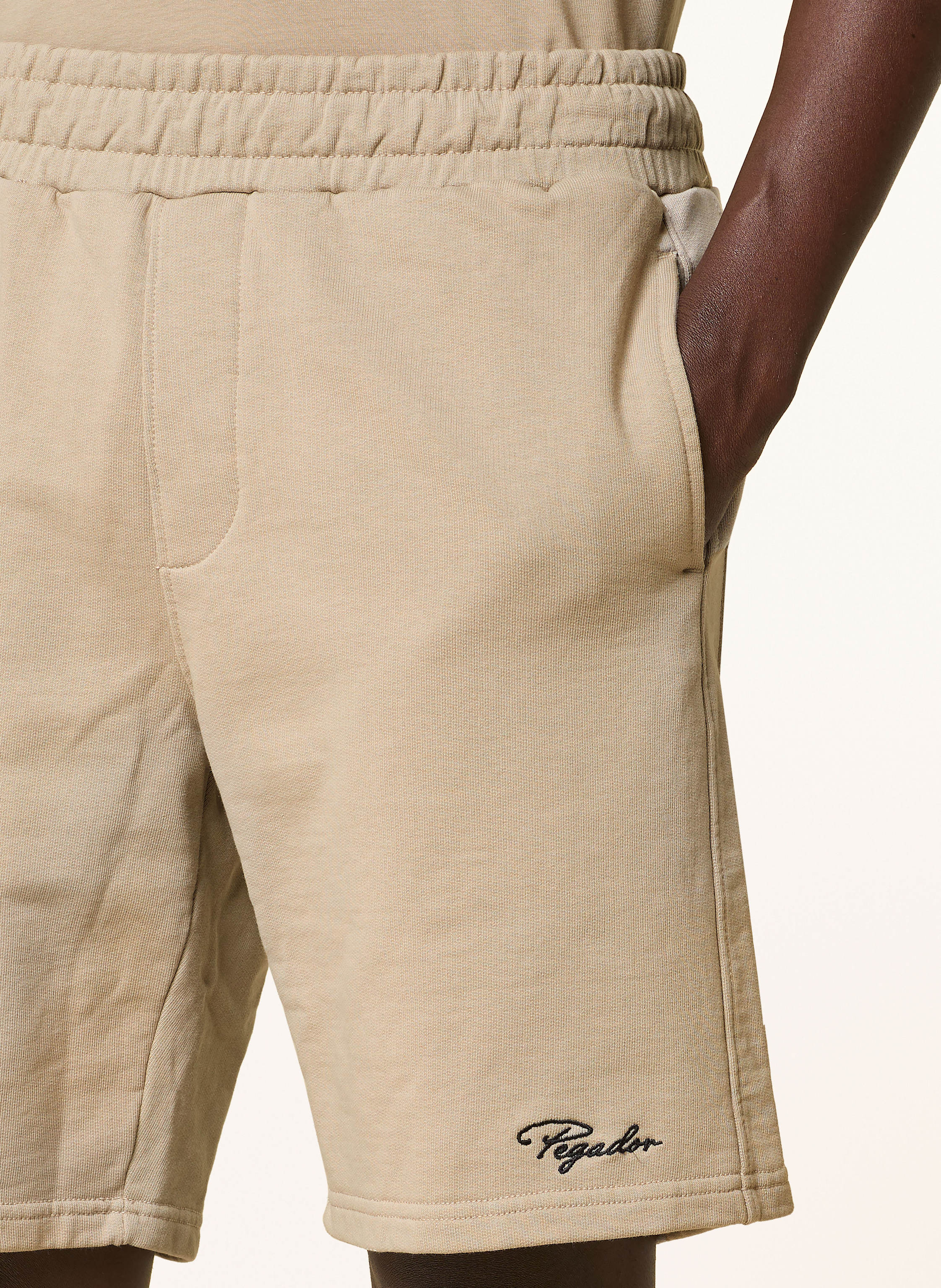 Thumbnail - Pegador Sweatshorts Signar beige