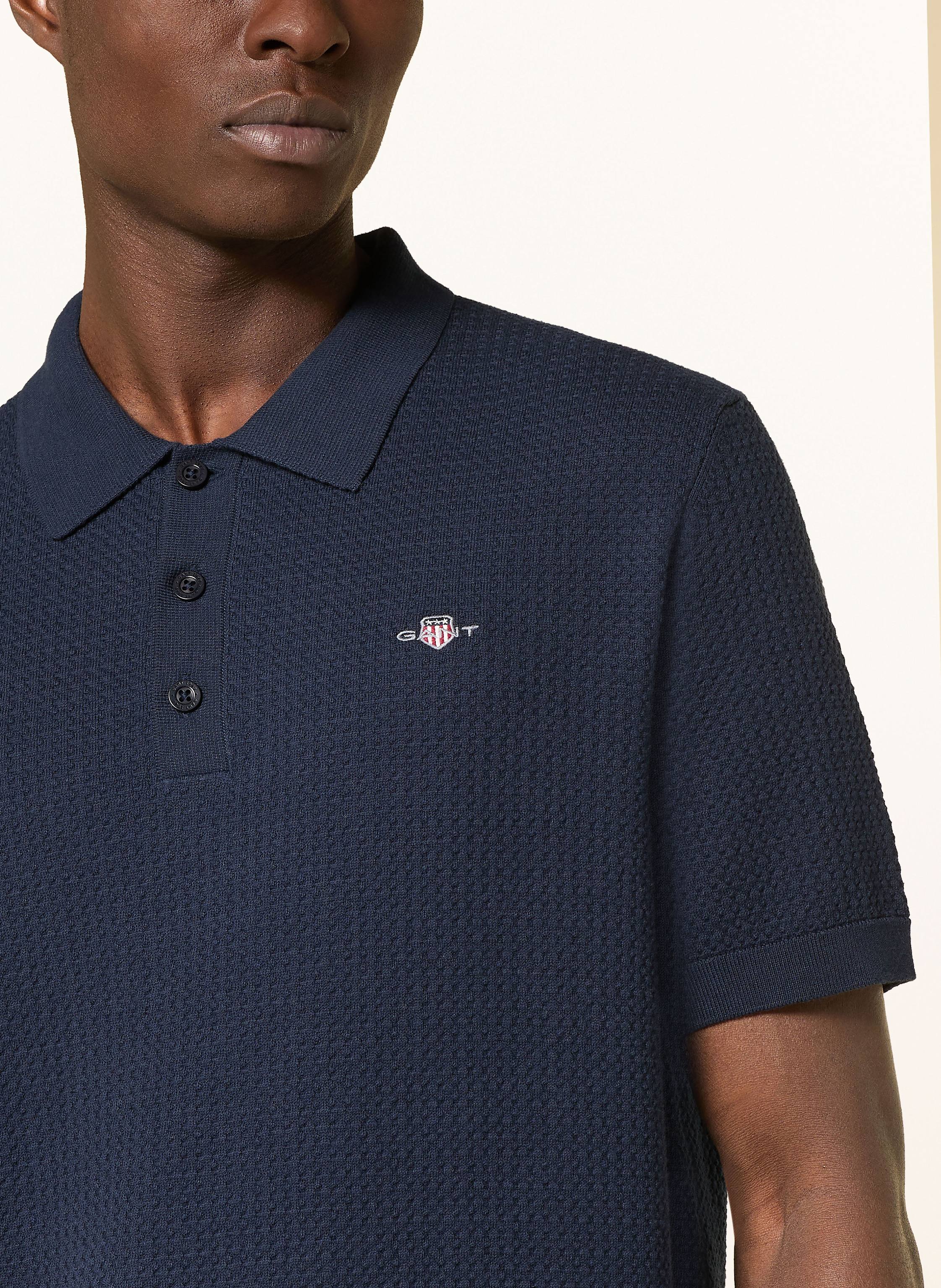 Thumbnail - Gant Piqué-Poloshirt blau