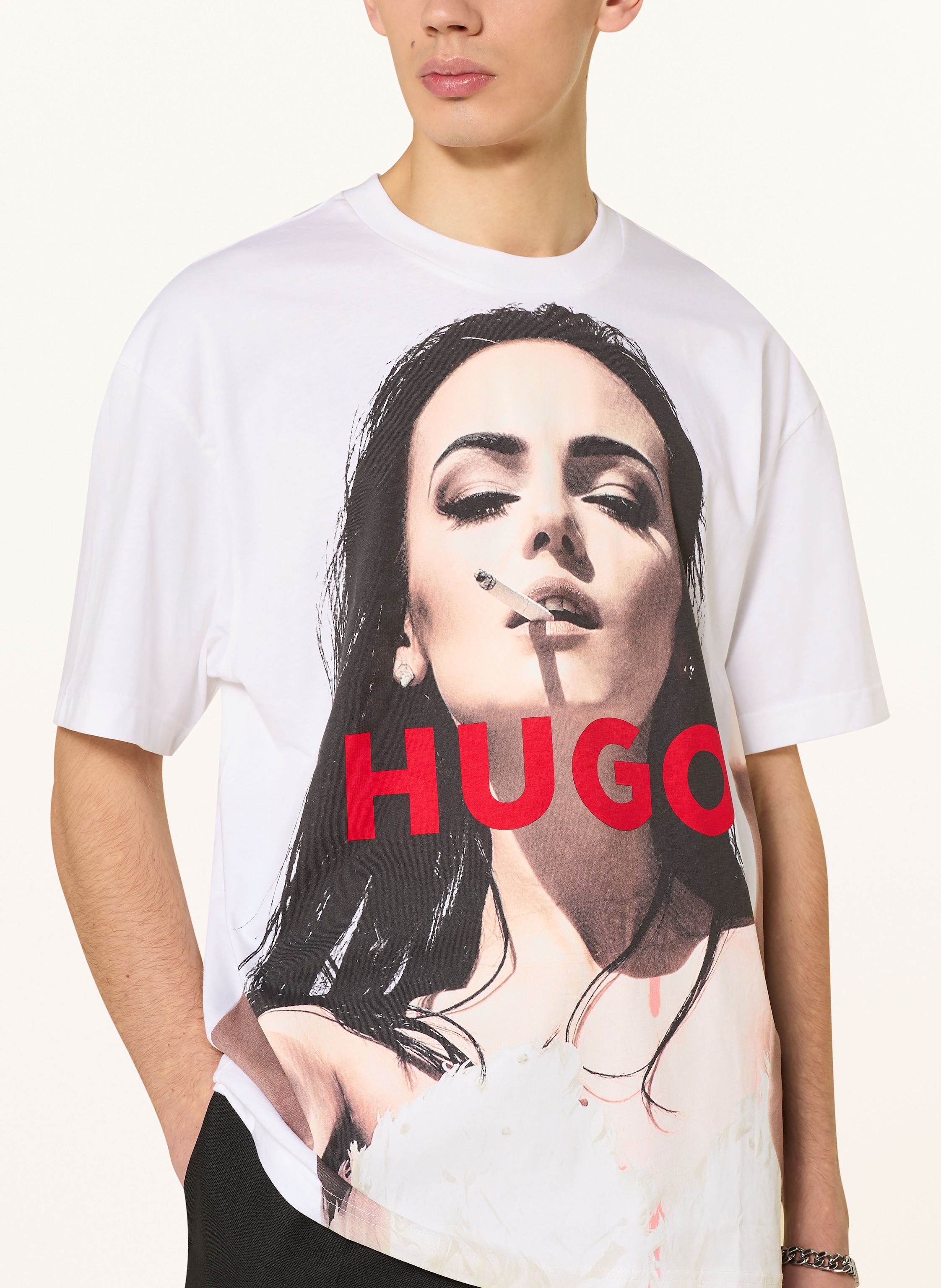 Thumbnail - Hugo T-Shirt Duwedie weiss