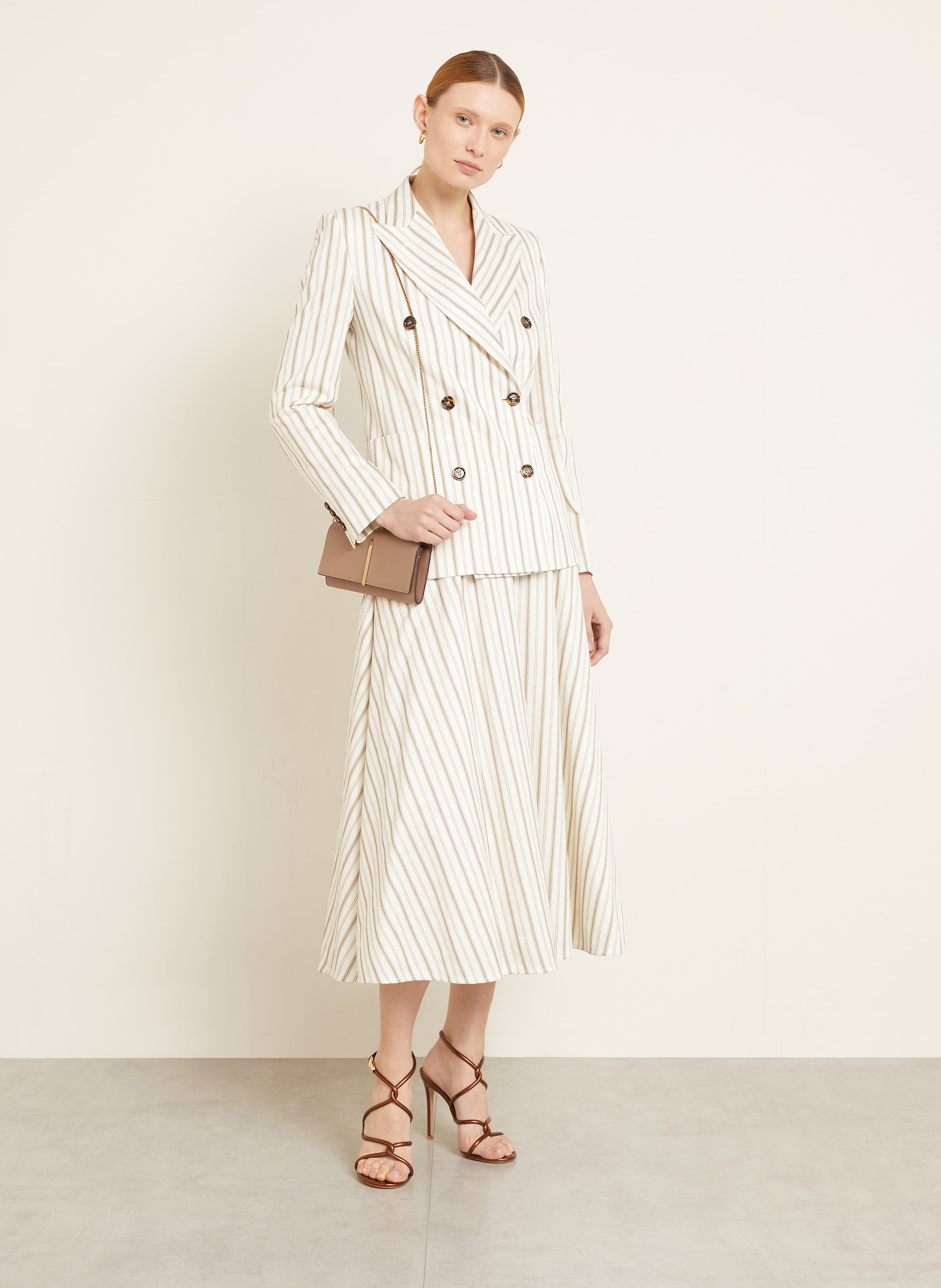 Thumbnail - Tod's Geldbörse Medio Zum Umhängen beige