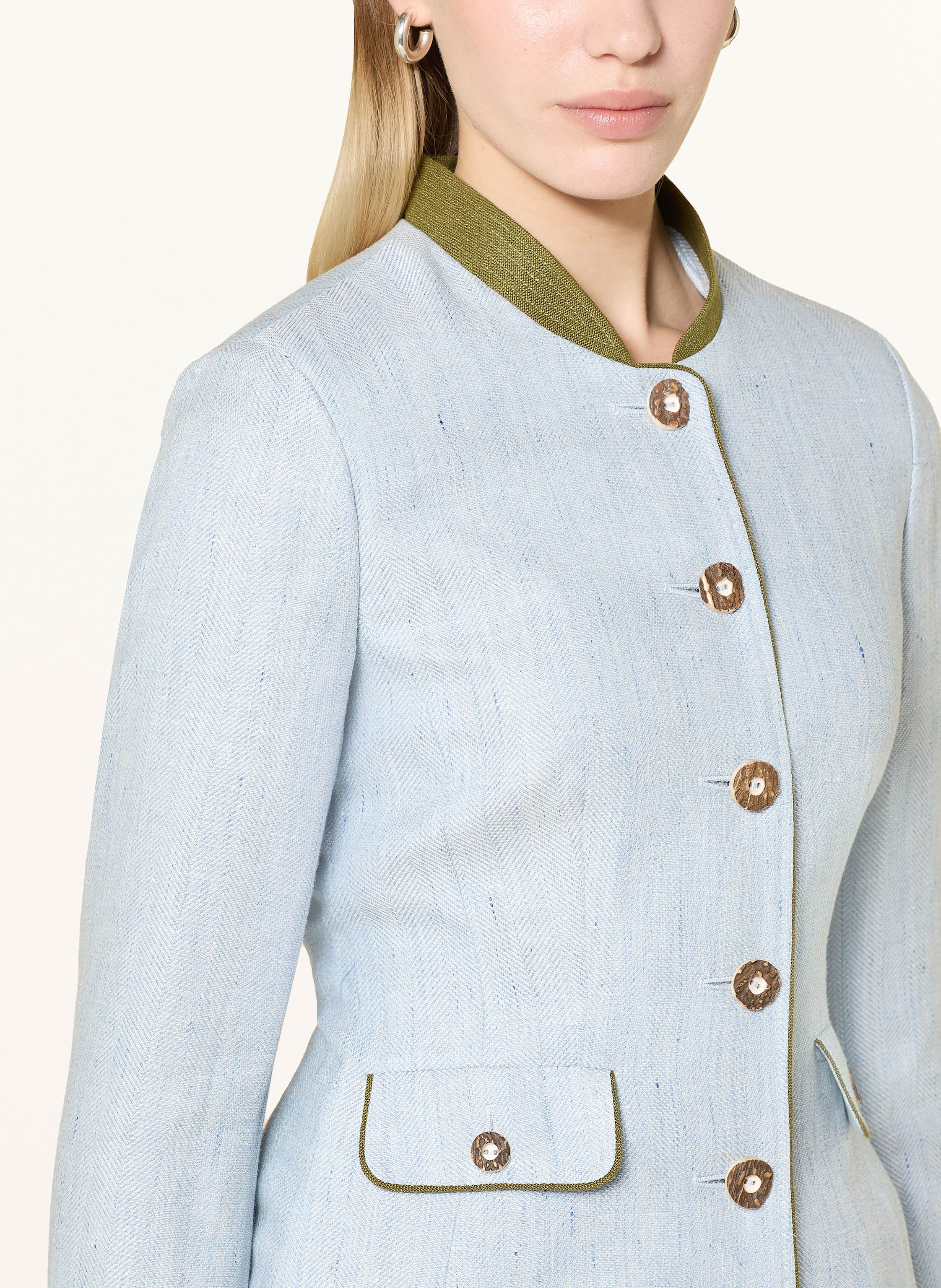 Thumbnail - Habsburg Leinenjanker Mariella blau