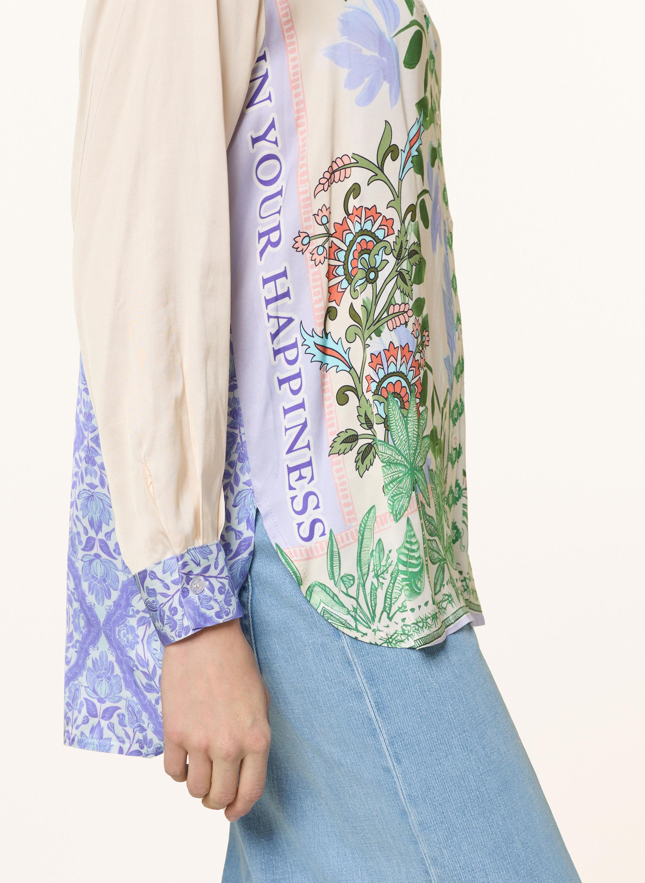 Thumbnail - Miss Goodlife Hemdbluse Aus Satin gruen