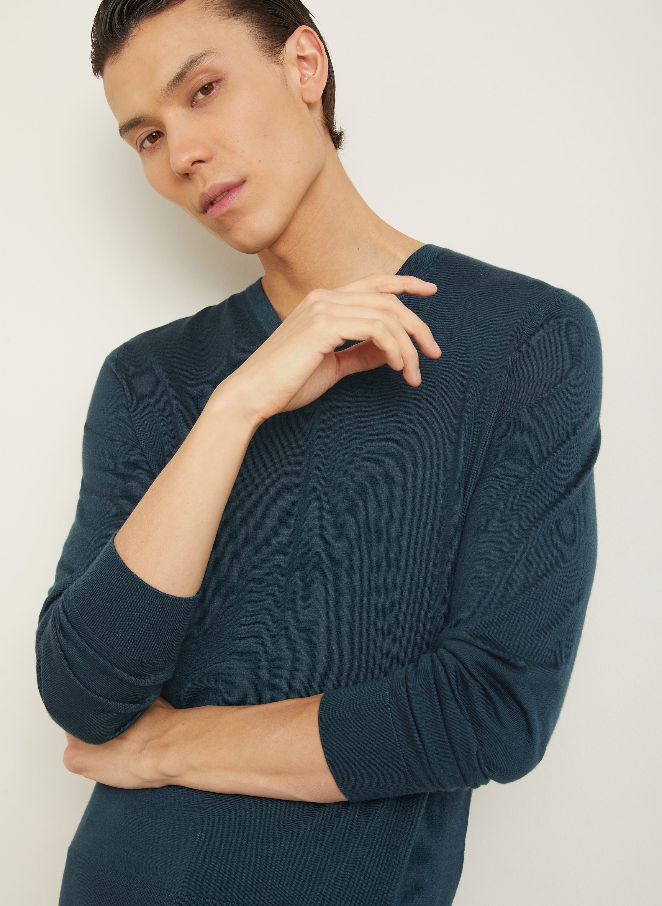 Thumbnail - Zegna Cashmere-Pullover Cashseta Mit Seide gruen