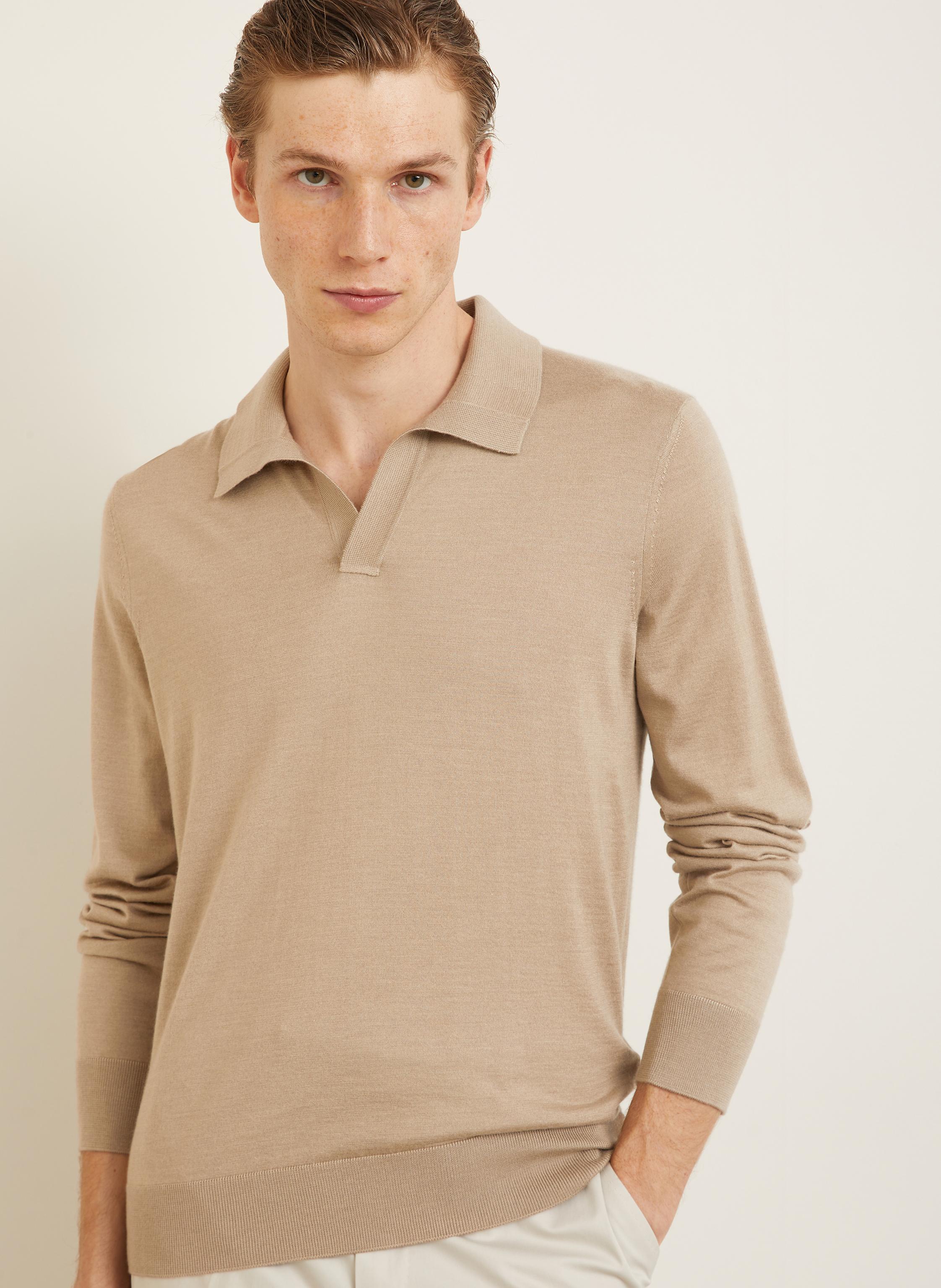 Thumbnail - Zegna Cashmere-Pullover Mit Seide beige