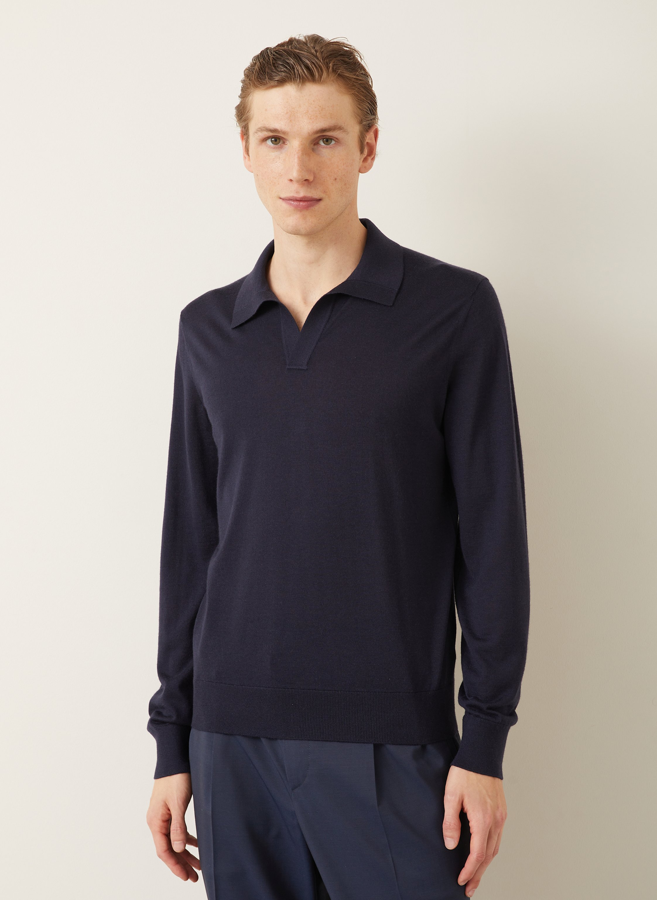 Thumbnail - Zegna Cashmere-Pullover Mit Seide blau