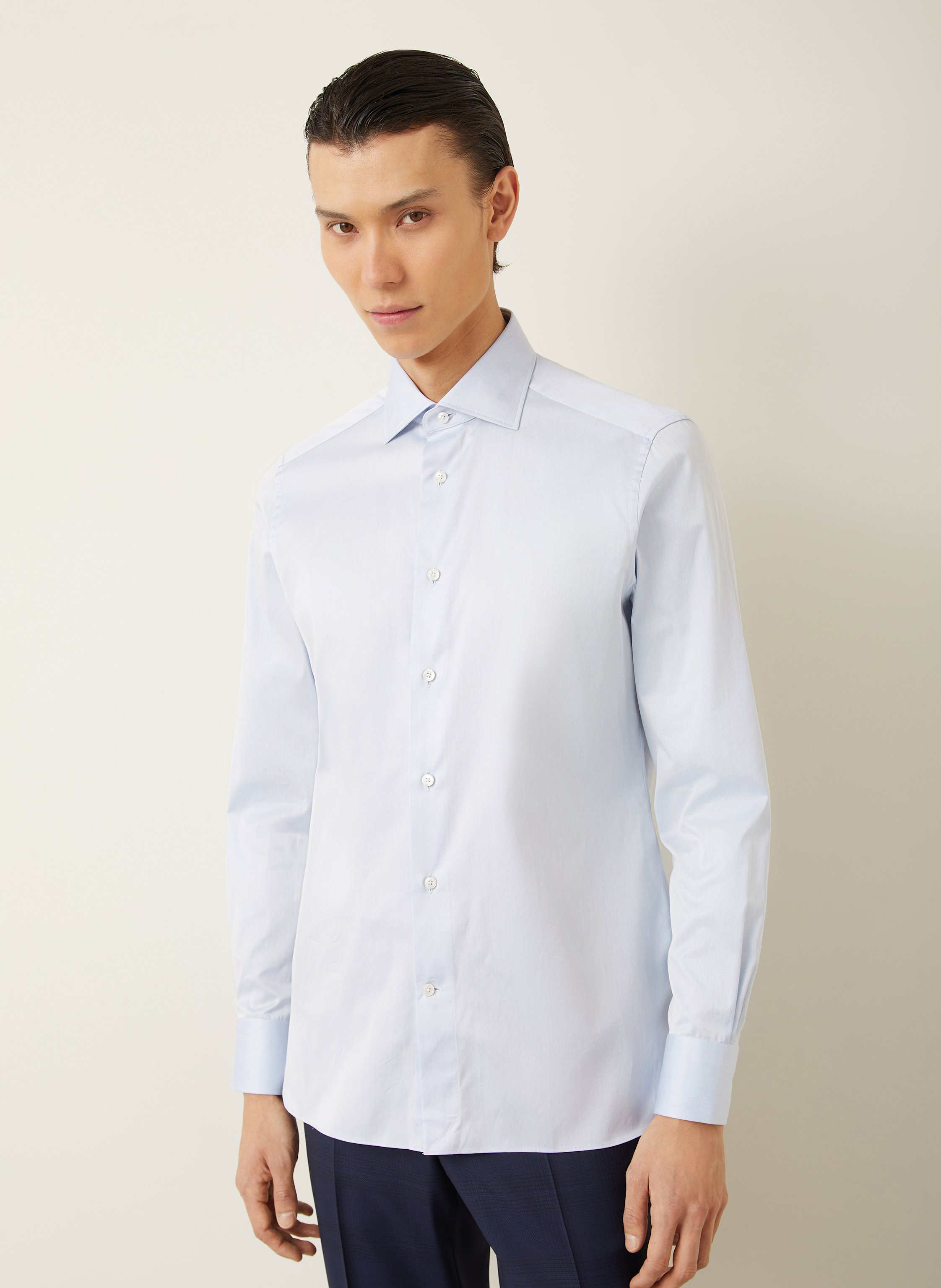 Thumbnail - Zegna Hemd Slim Fit blau