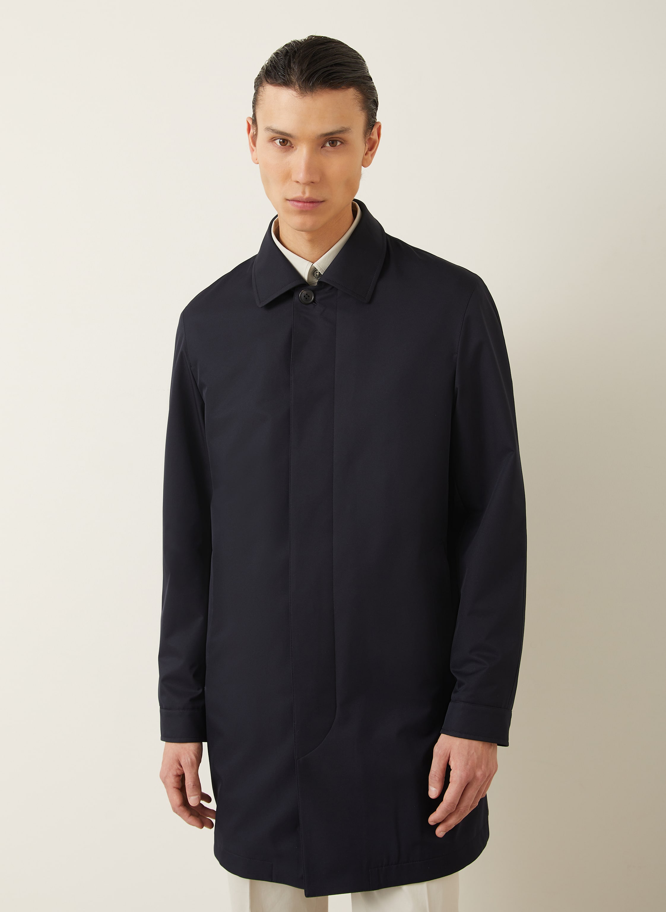 Thumbnail - Zegna Regenmantel Motorin 300 blau