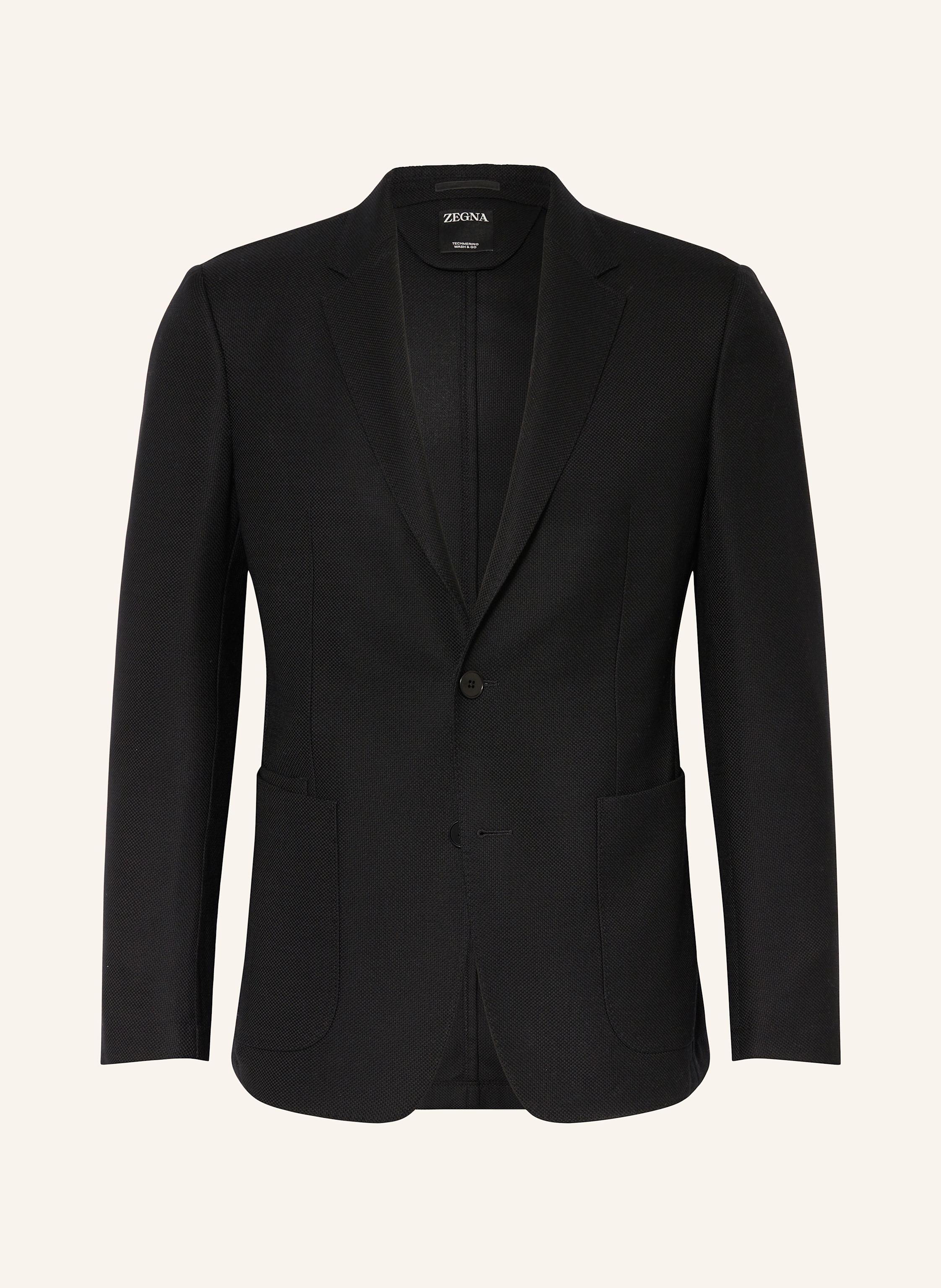 Zegna Zegna Sakko Extra Slim Fit schwarz in SCHWARZ