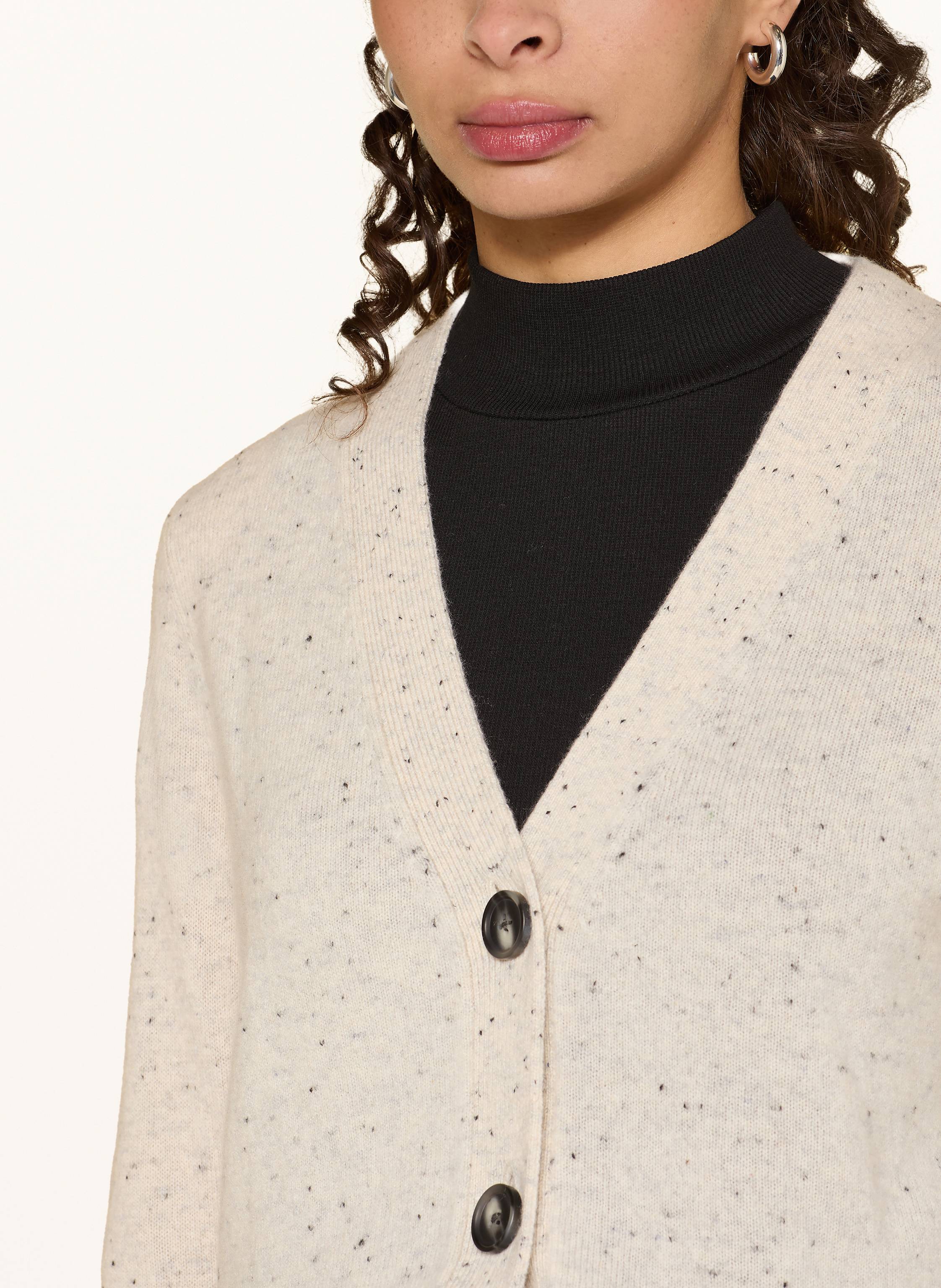 Thumbnail - Mrs & Hugs Strickjacke Aus Cashmere weiss