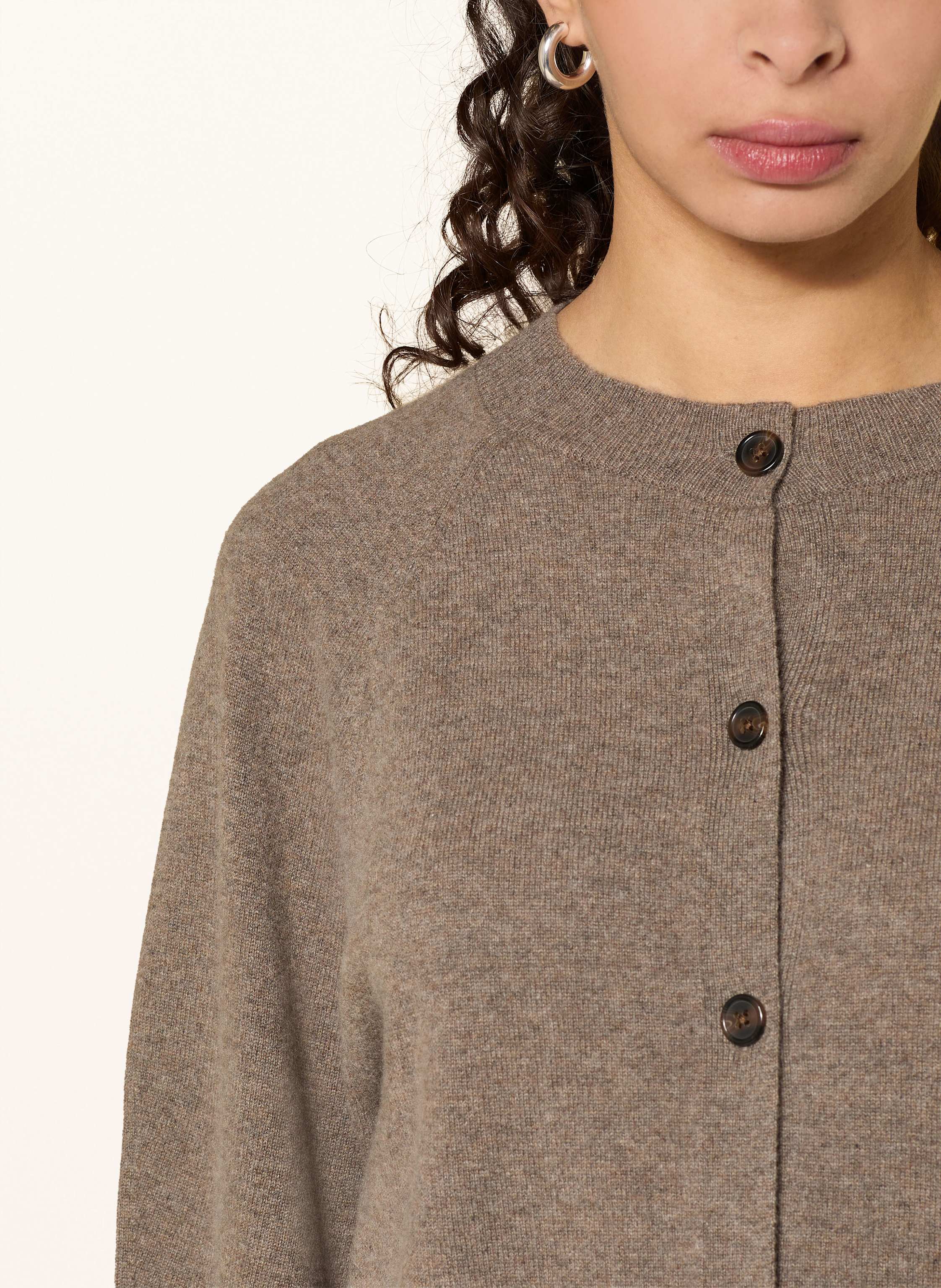 Thumbnail - Mrs & Hugs Strickjacke Aus Cashmere braun