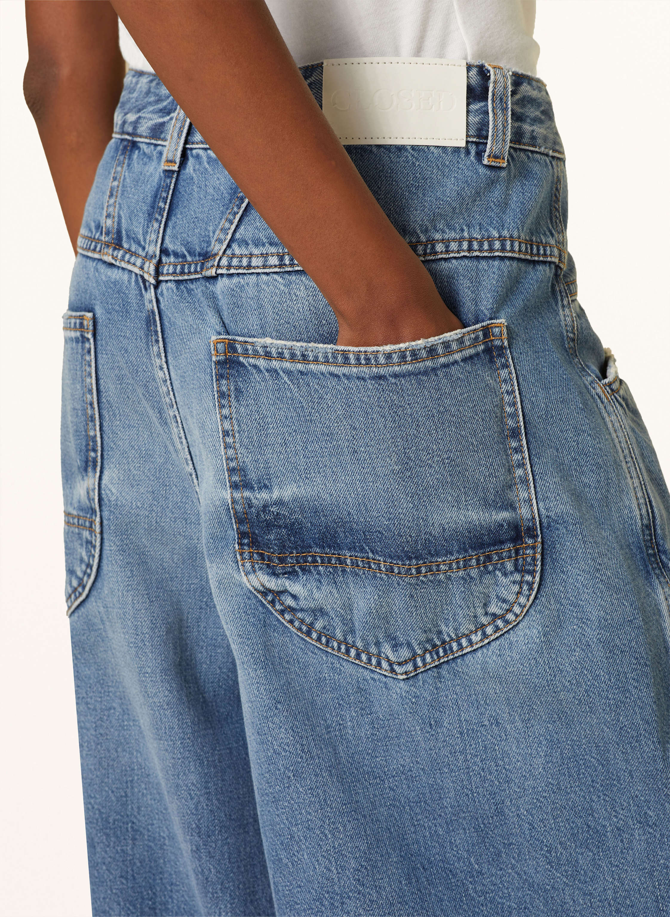 Thumbnail - Closed Wide Leg Jeans Deni-X blau
