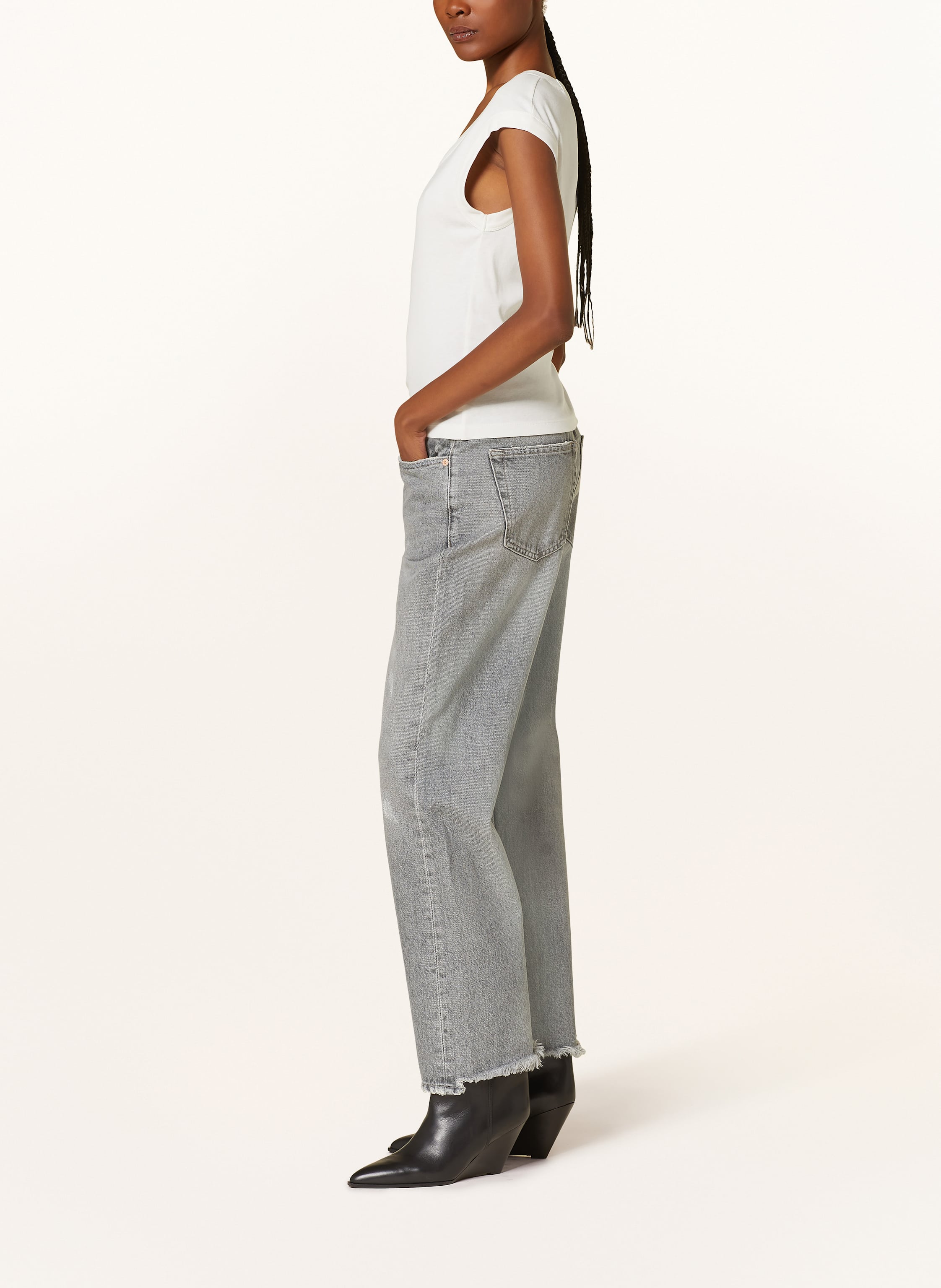 Thumbnail - Closed Destroyed Jeans Jonta grau