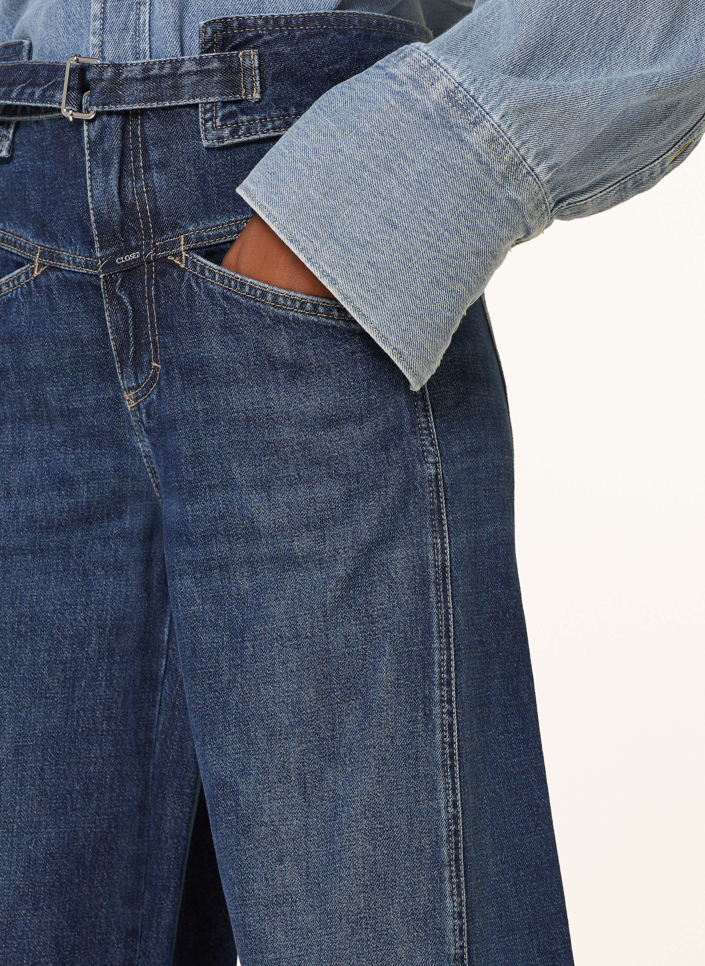 Thumbnail - Closed Barrel Jeans Floui-X blau