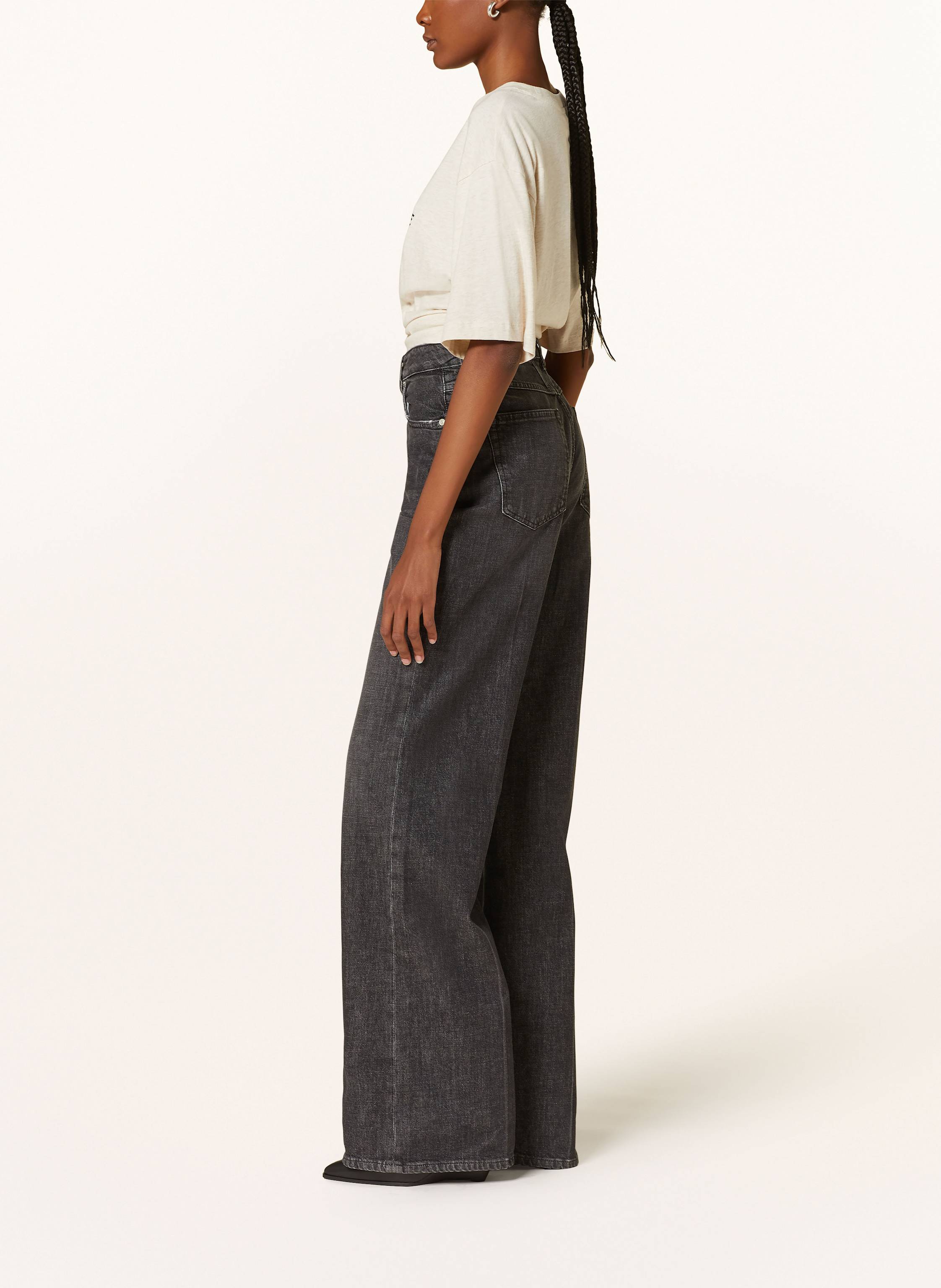 Thumbnail - Closed Wide Leg Jeans Gillan schwarz