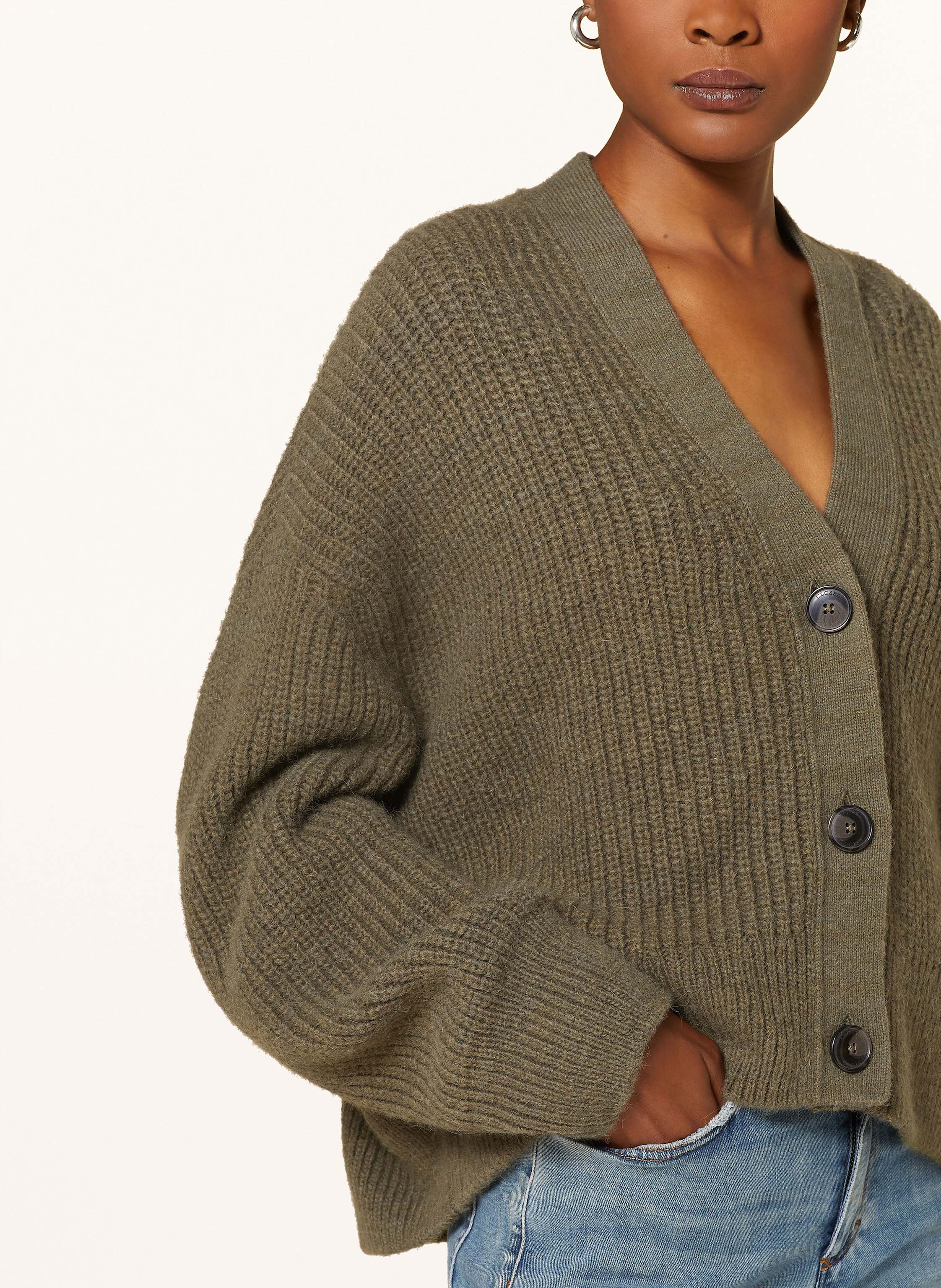 Thumbnail - Closed Strickjacke gruen