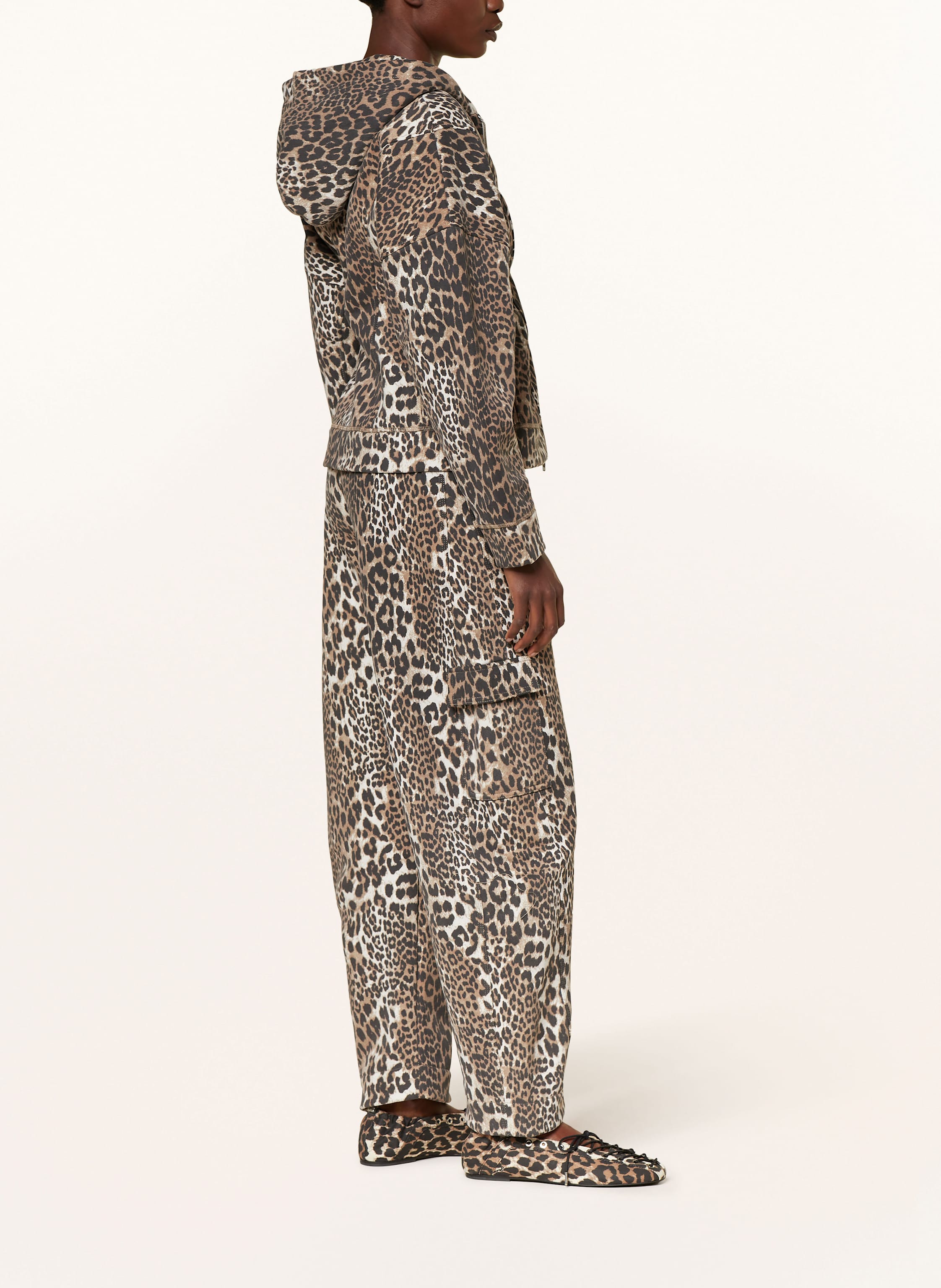 Thumbnail - Ganni Cargohose braun