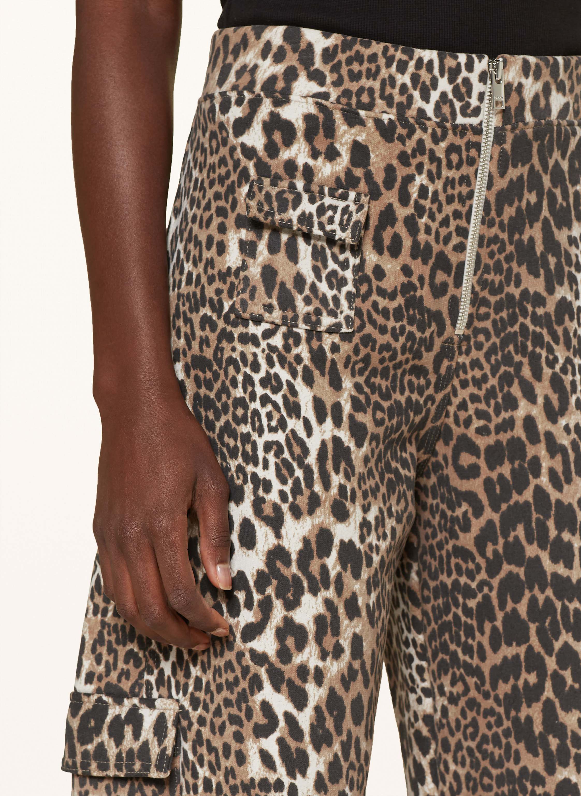 Thumbnail - Ganni Cargohose braun