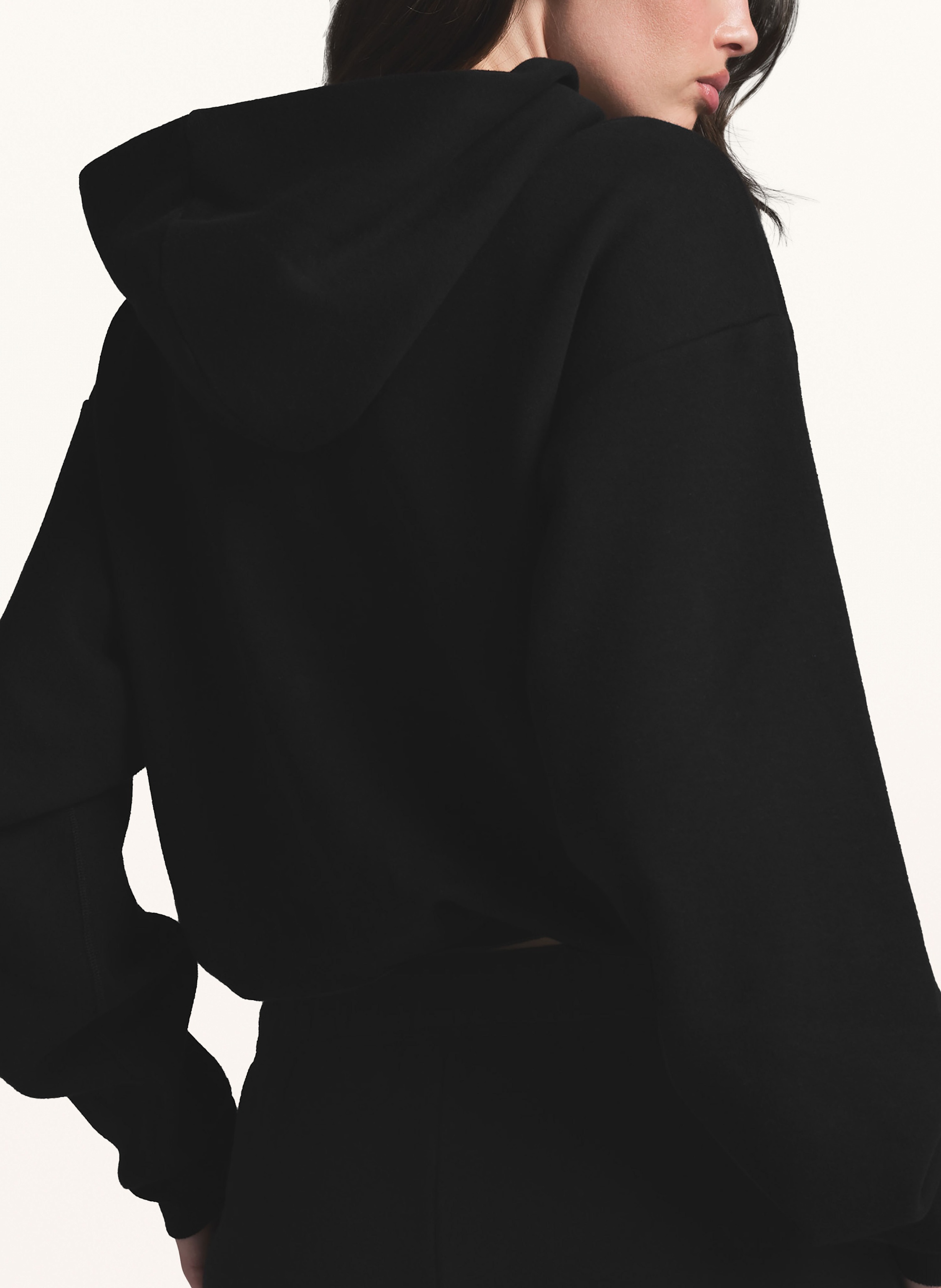 Thumbnail - Skims Lounge-Hoodie Cotton-Fleece schwarz