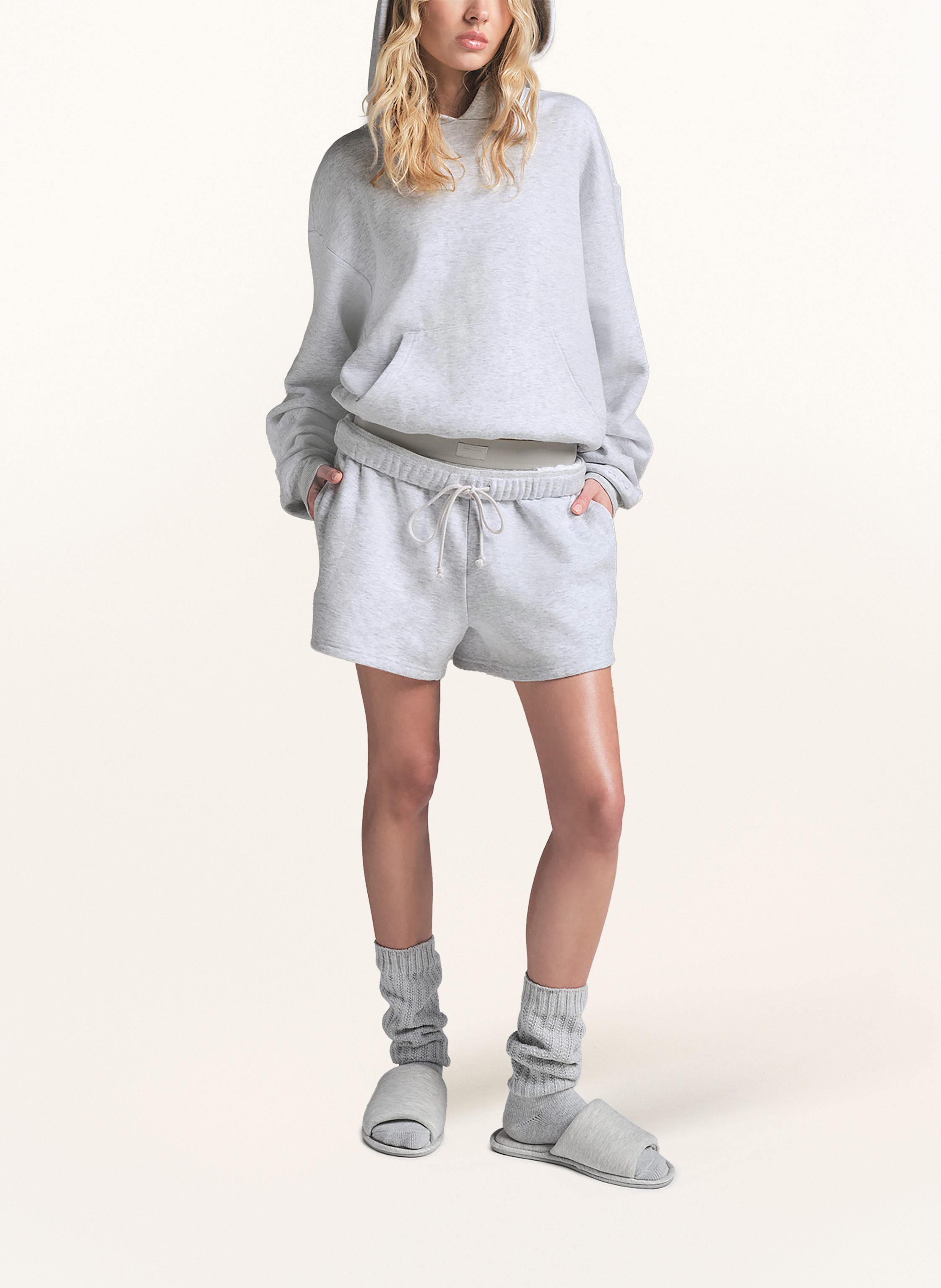 Thumbnail - Skims Lounge-Hoodie Cotton-Fleece grau