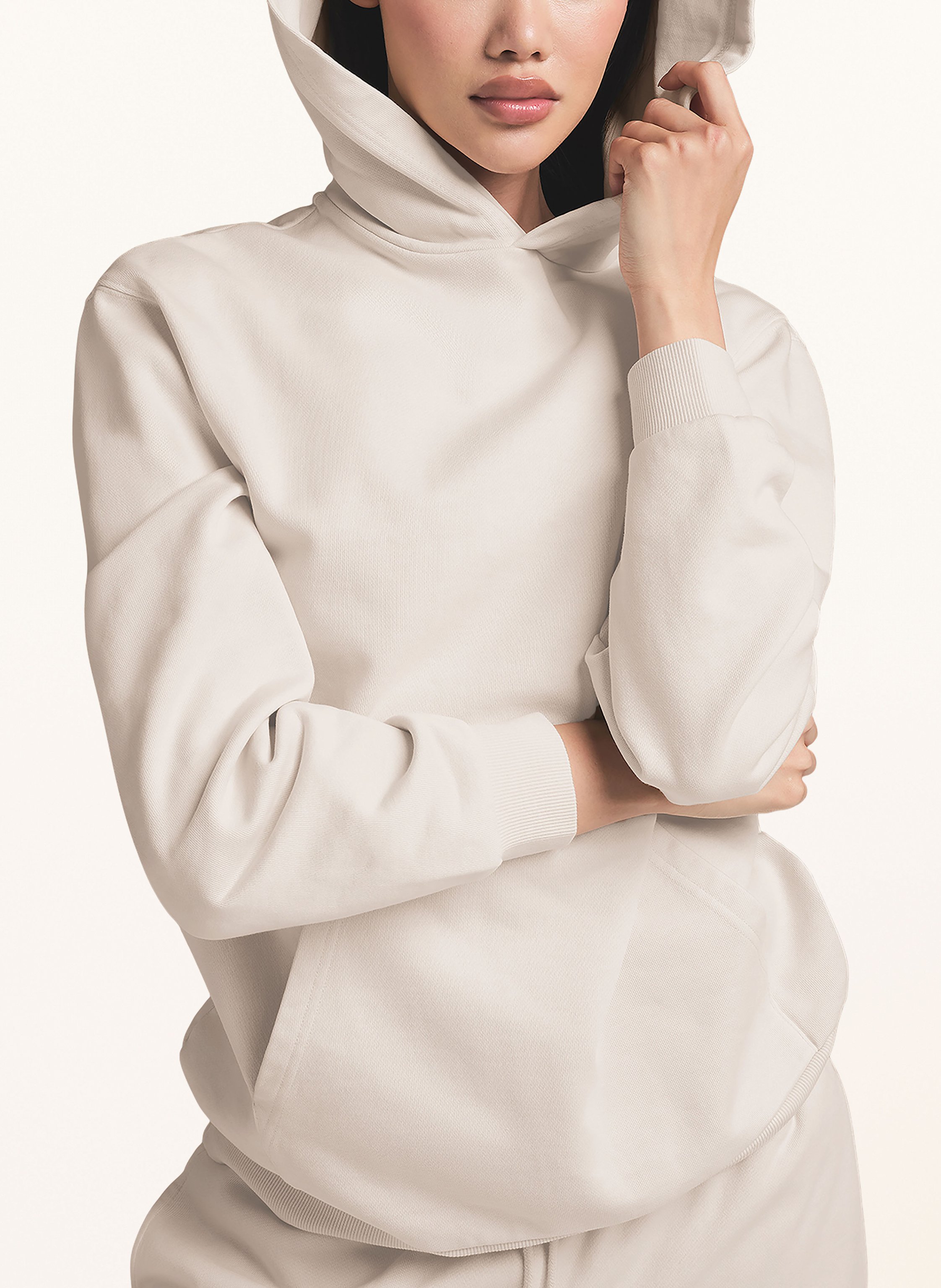 Thumbnail - Skims Lounge-Hoodie Boyfriend Fleece beige