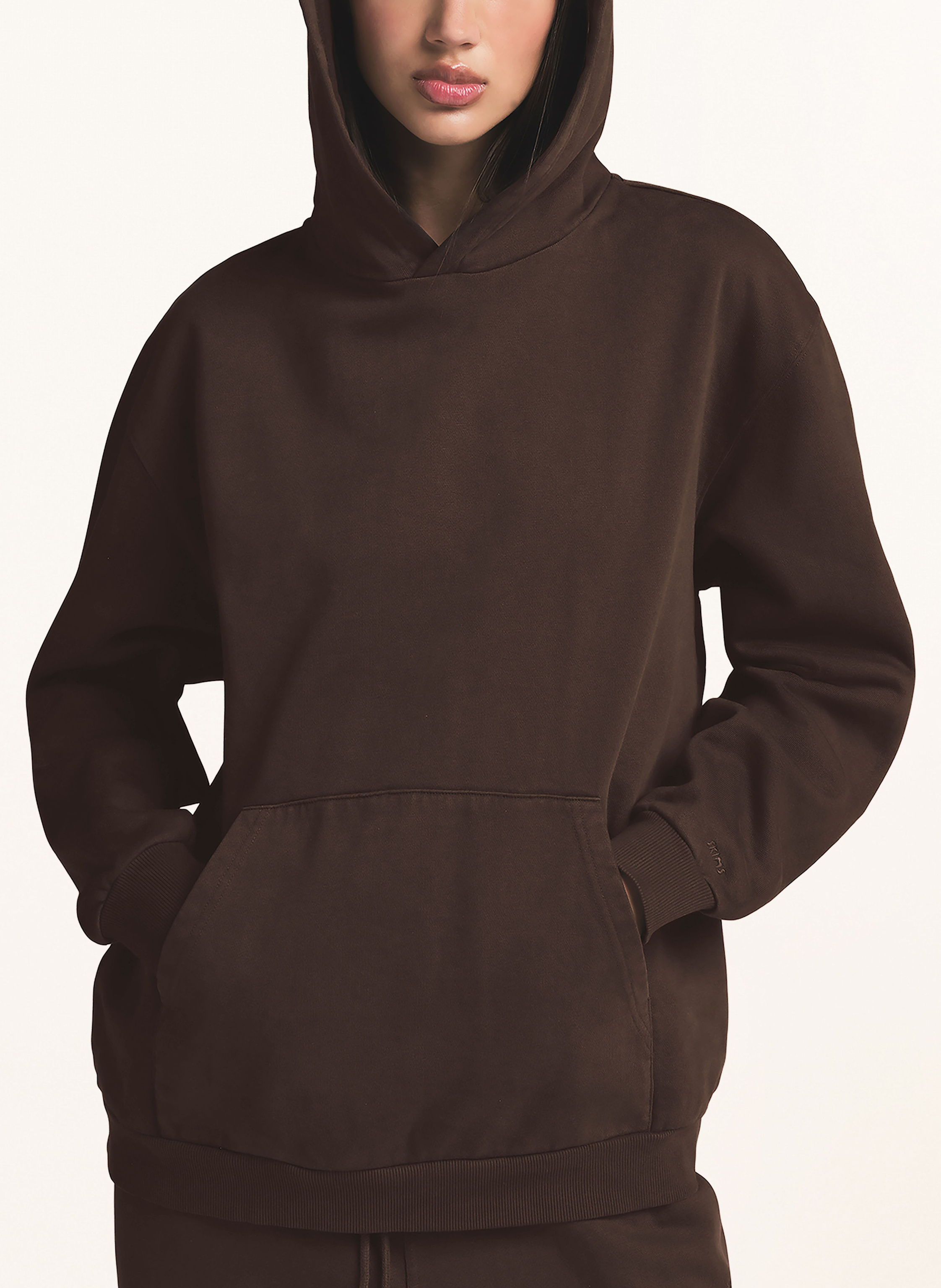 Thumbnail - Skims Lounge-Hoodie Boyfriend Fleece braun