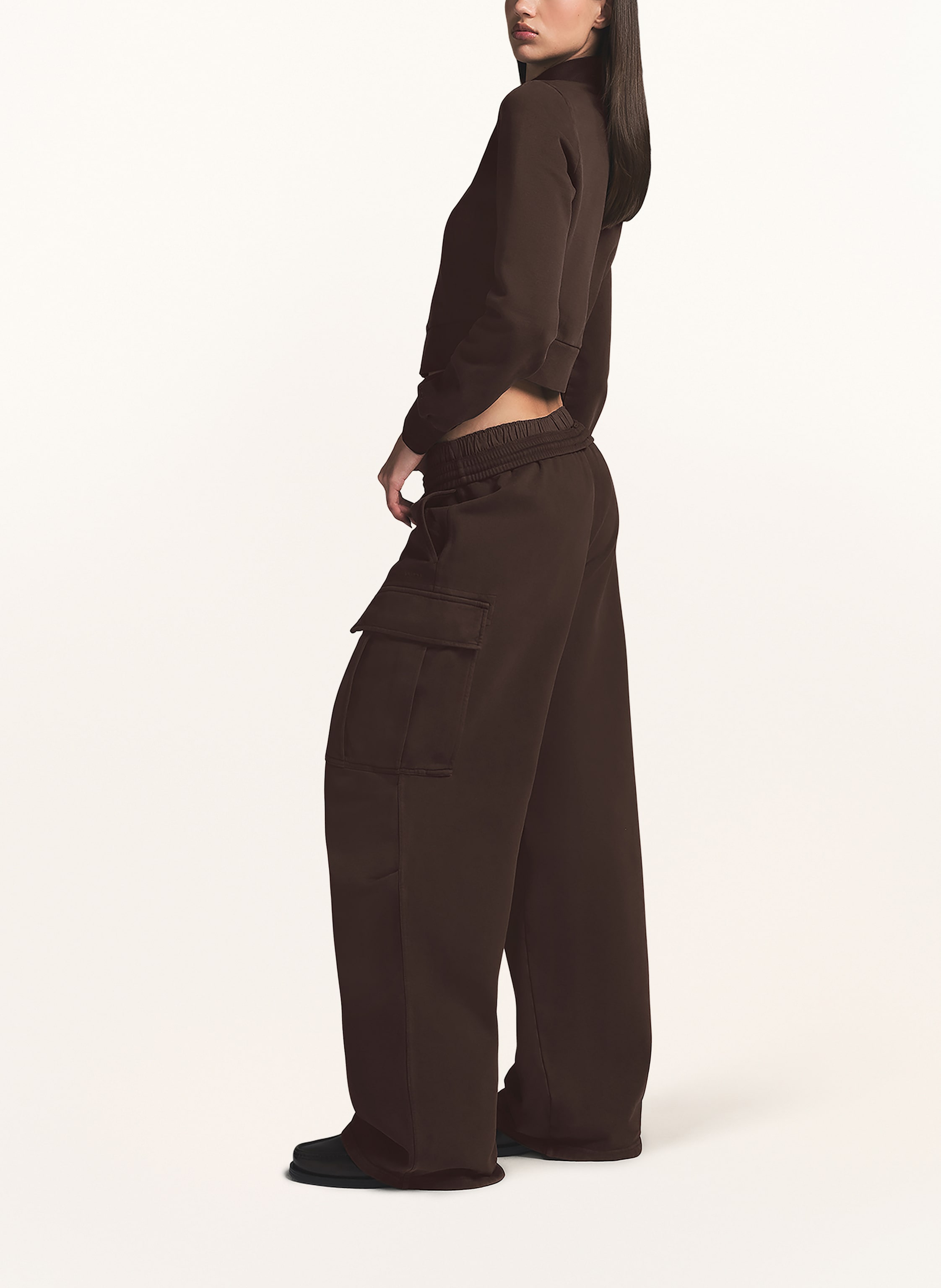 Thumbnail - Skims Lounge-Sweatpants Boyfriend Fleece braun