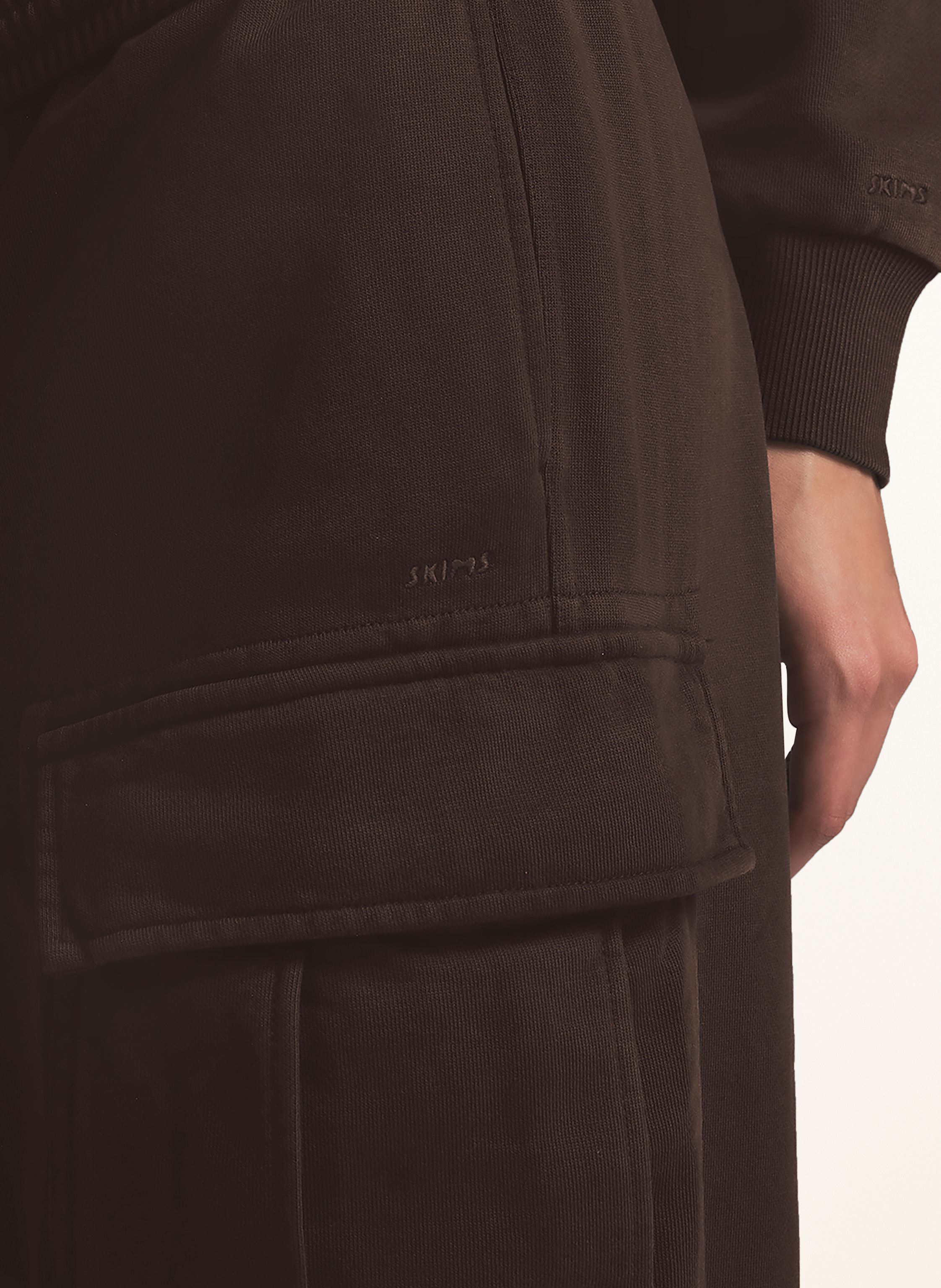 Thumbnail - Skims Lounge-Sweatpants Boyfriend Fleece braun