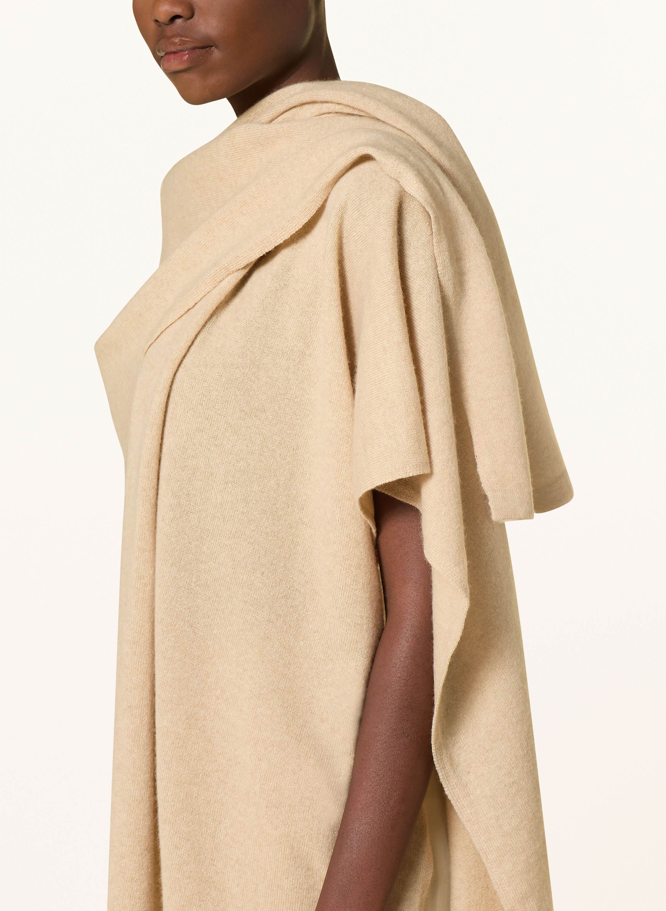 Thumbnail - Kujten Cashmere-Poncho Aviva beige