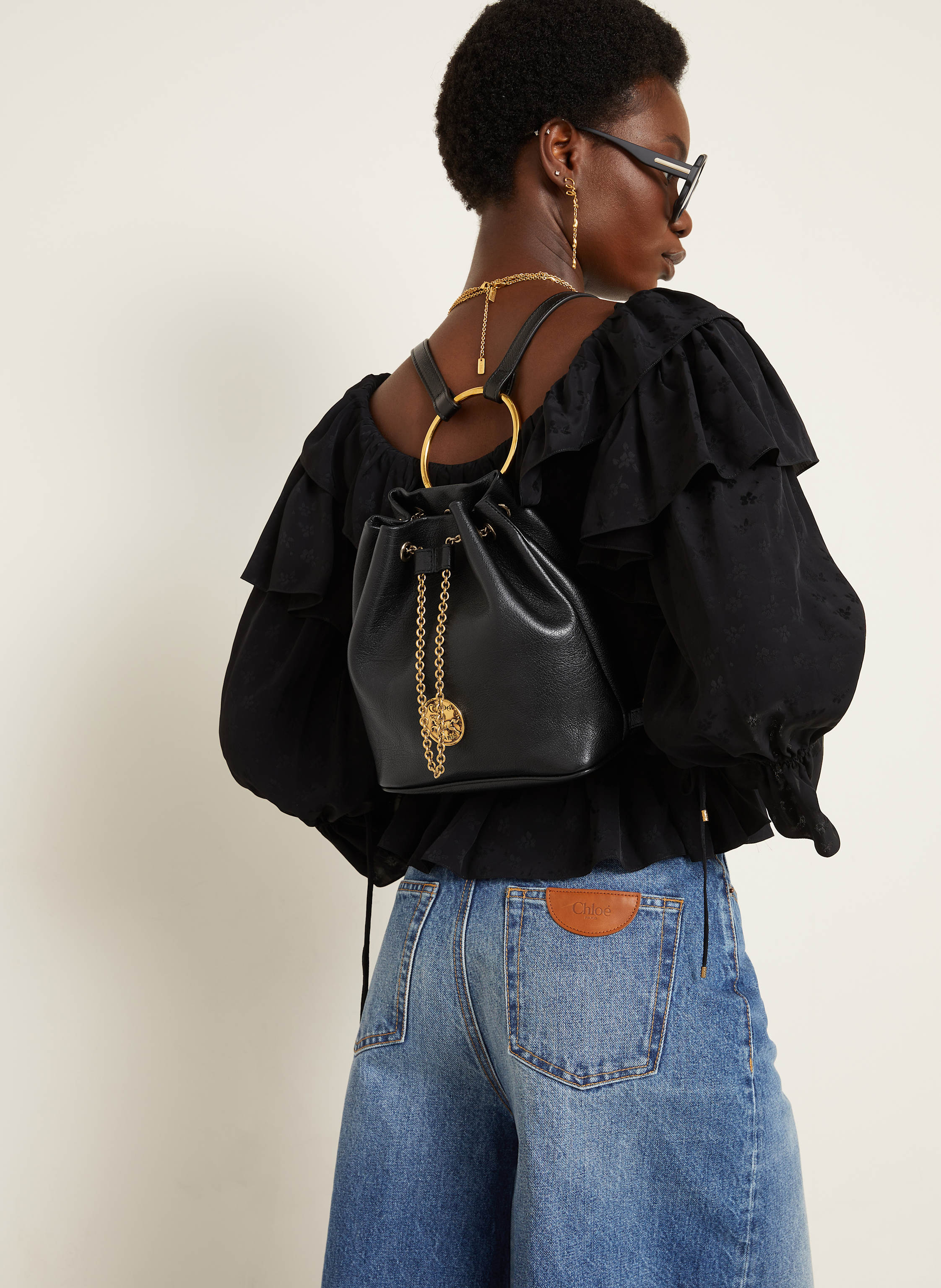 Thumbnail - Chloé Rucksack Bracelet schwarz