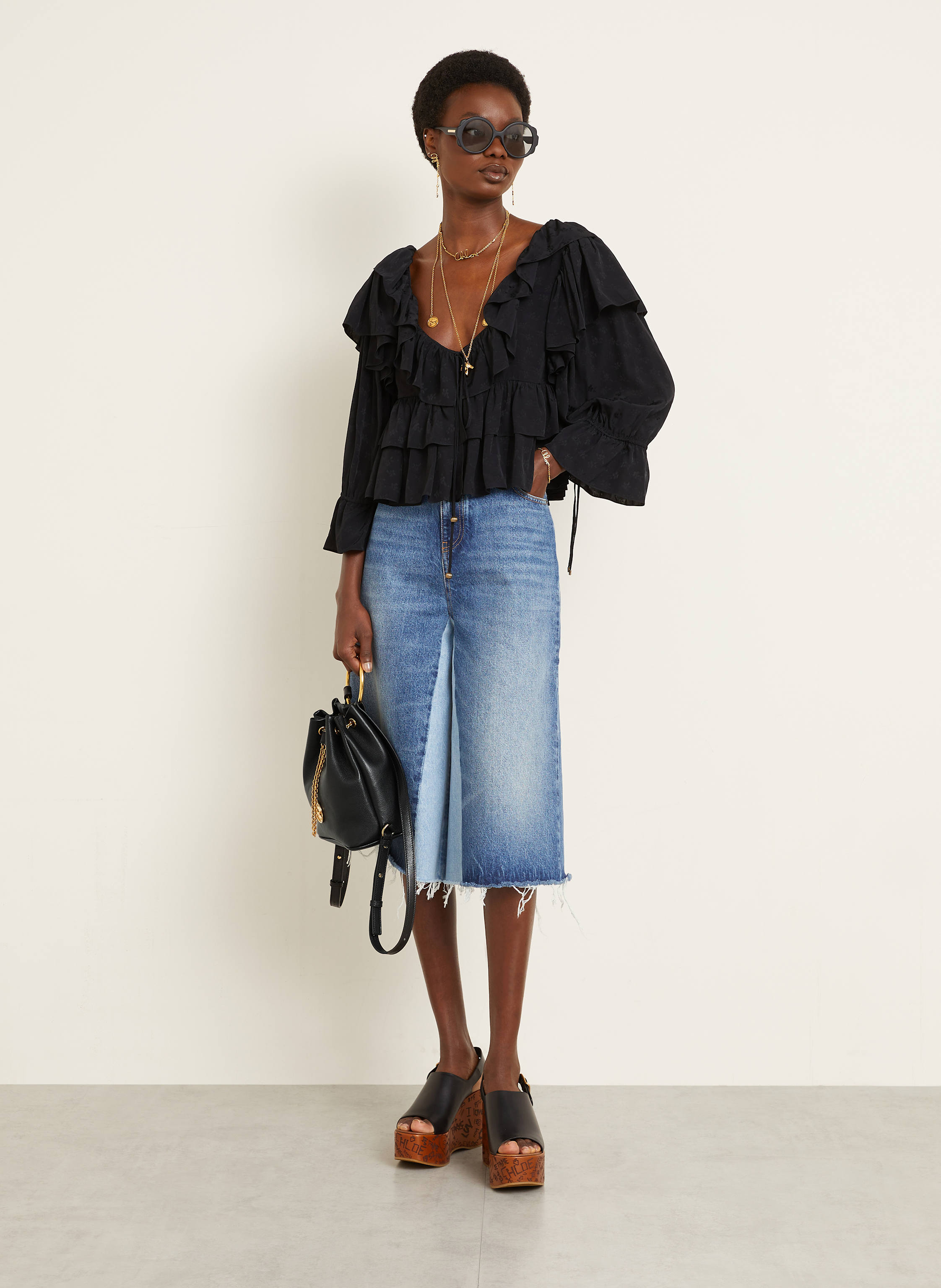 Thumbnail - Chloé Rucksack Bracelet schwarz