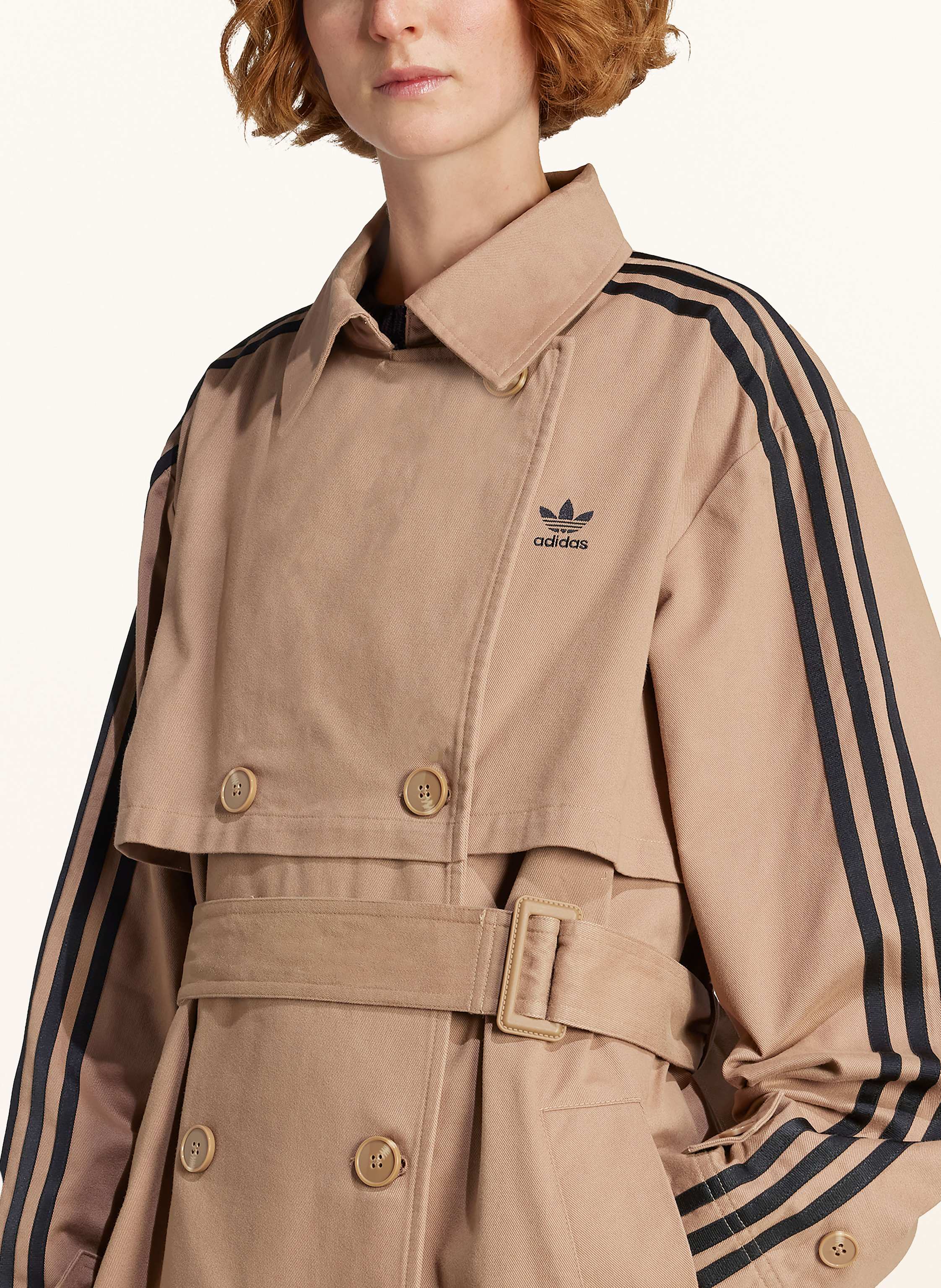 Thumbnail - Adidas Originals Trenchcoat Adicolor Trench Coat Twill braun