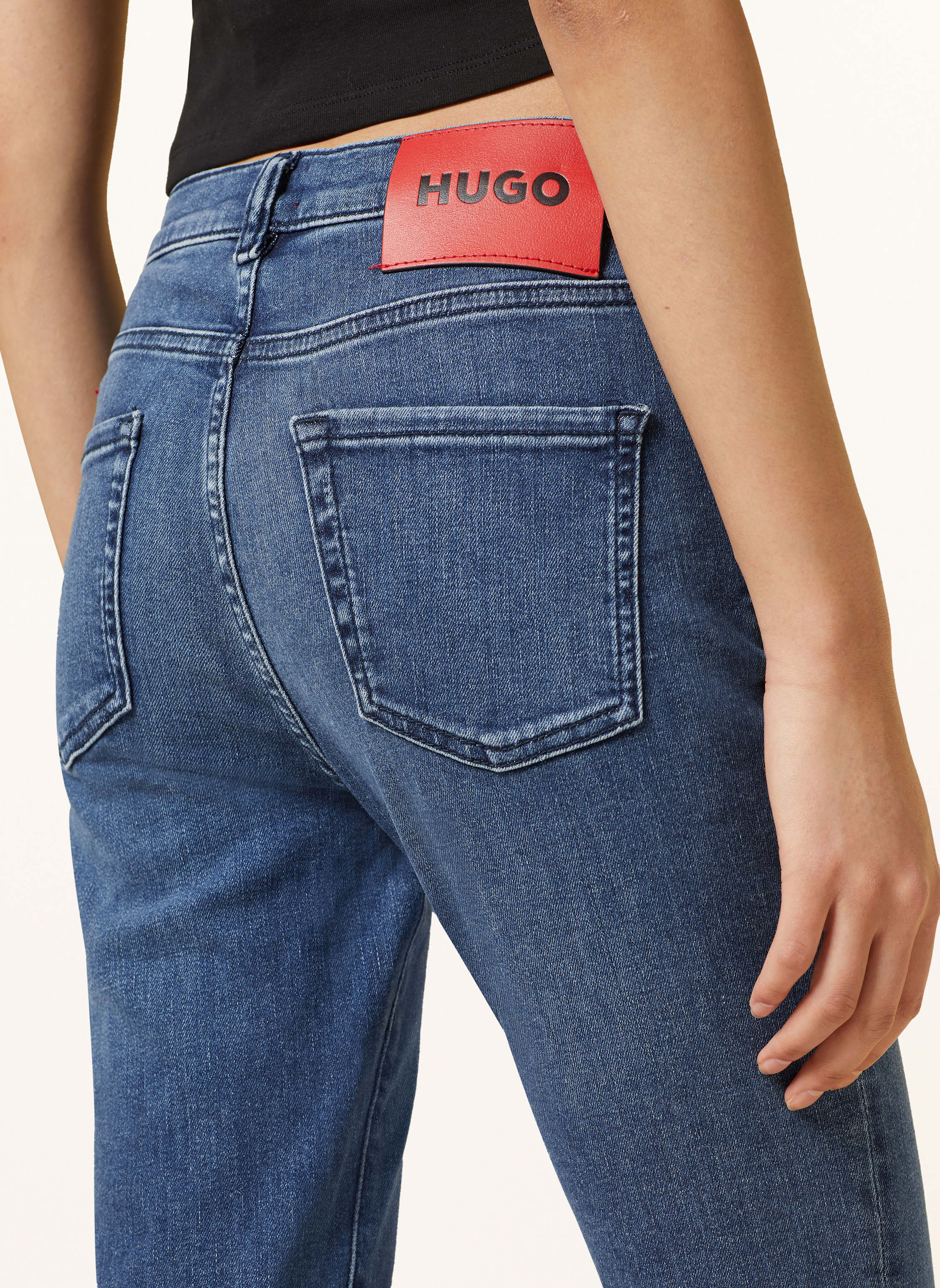 Thumbnail - Hugo Skinny Jeans blau