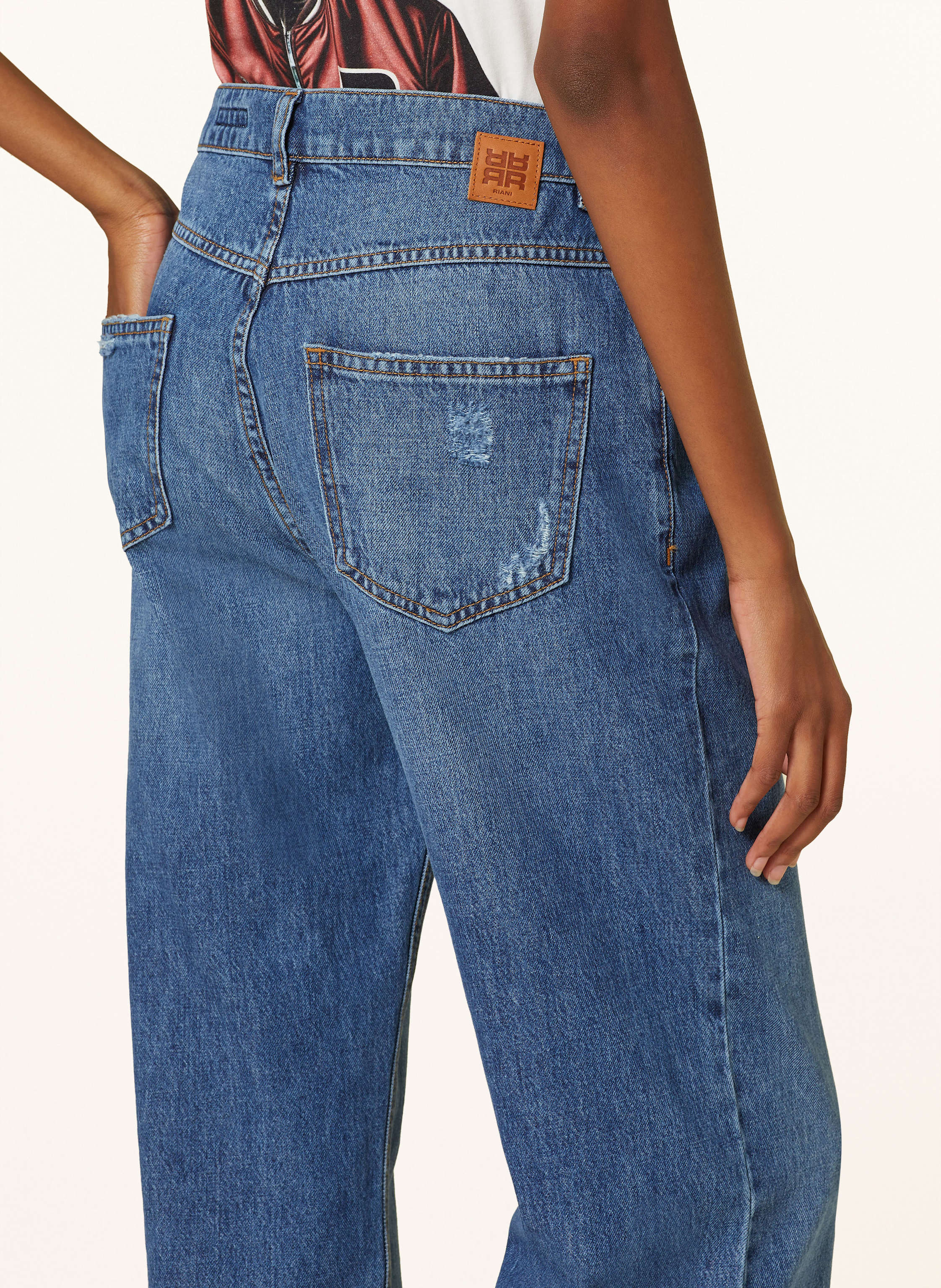 Riani Wide Leg Jeans blau – Bild 2
