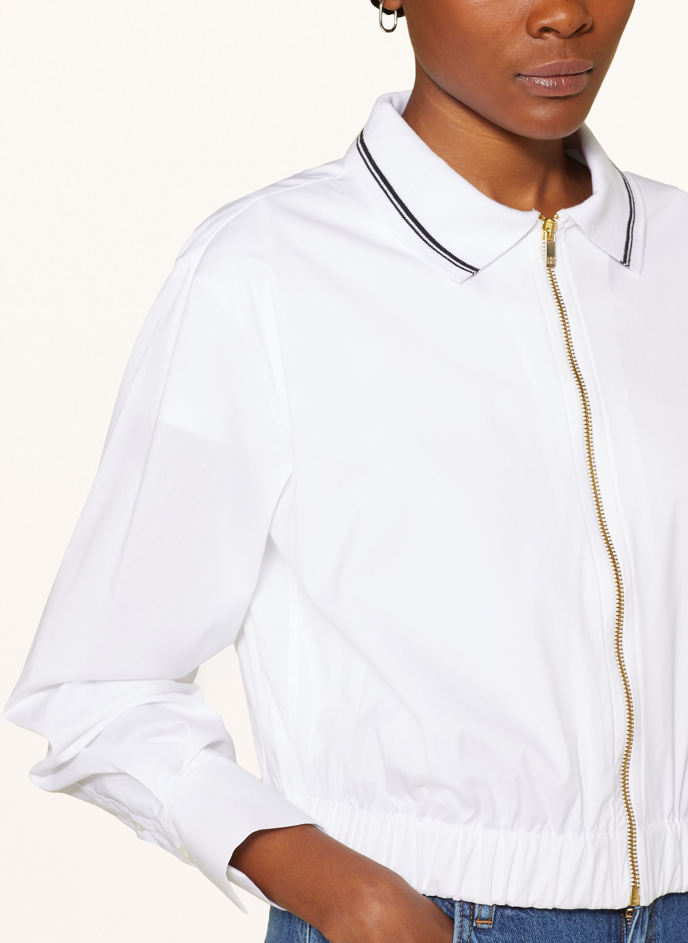 Thumbnail - Riani Cropped-Bluse weiss