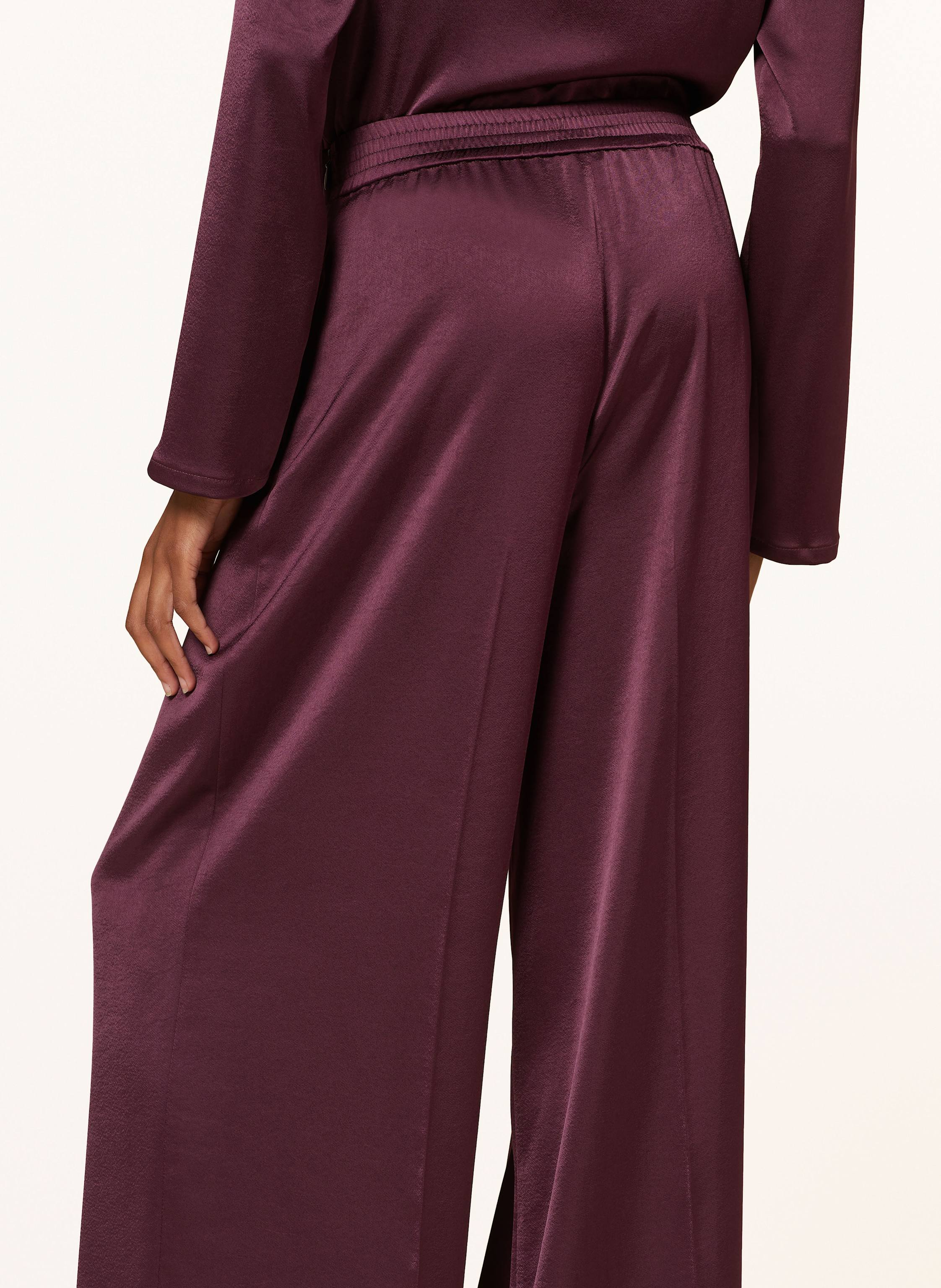 Thumbnail - Riani Marlenehose Aus Satin lila