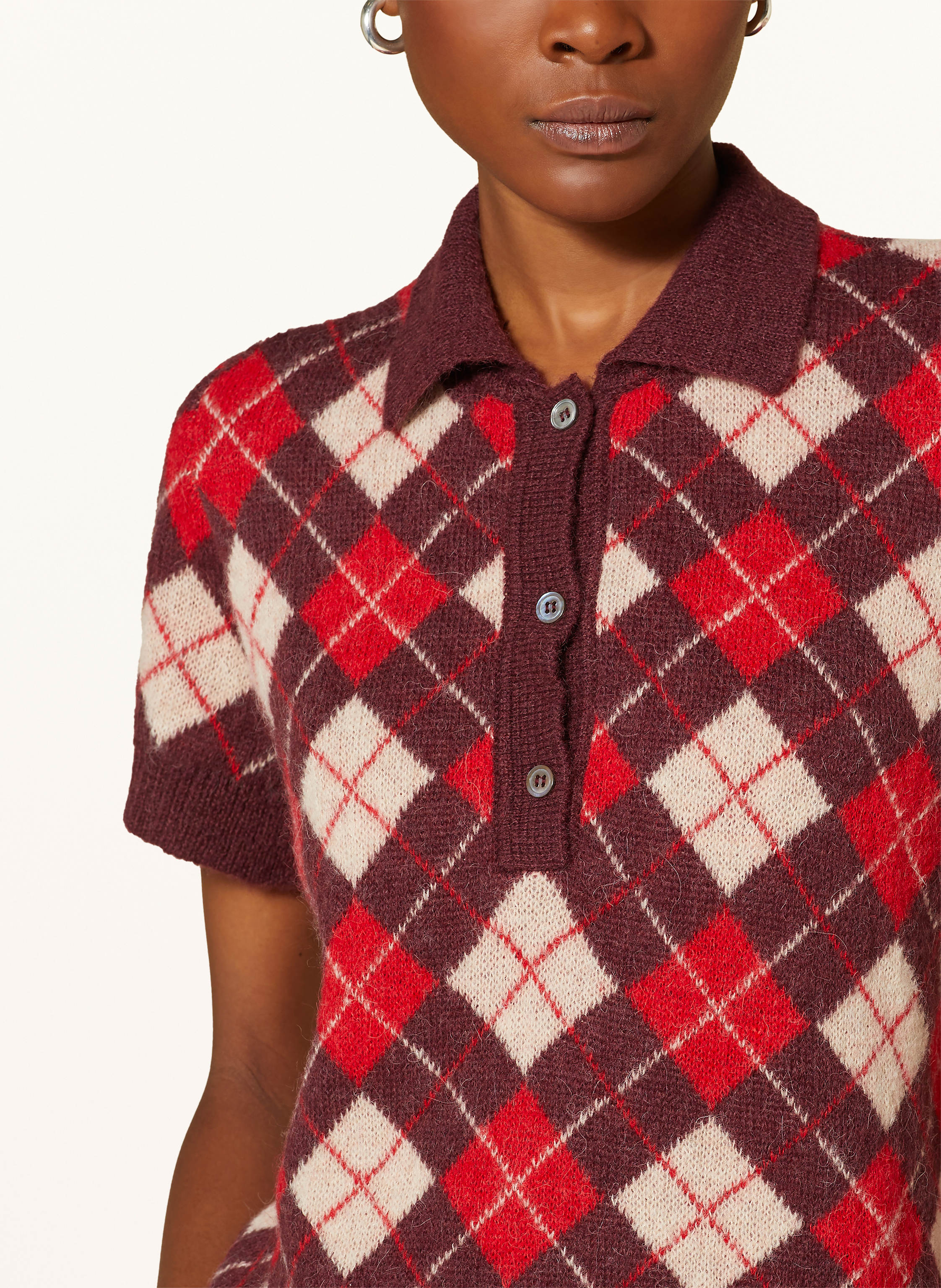 Thumbnail - Riani Strickshirt Mit Alpaka rot