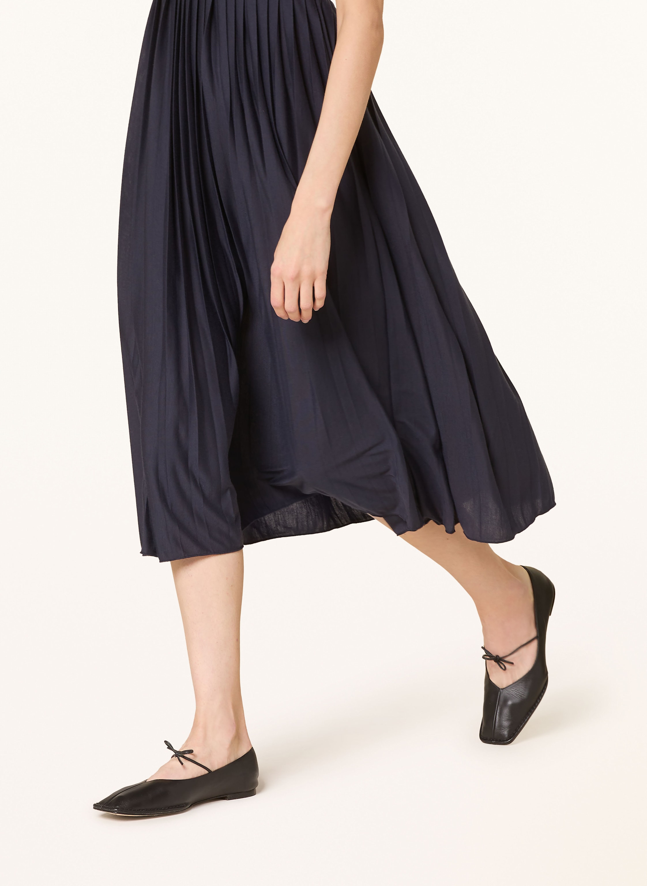 Thumbnail - More & More Jerseykleid Mit Plissees blau