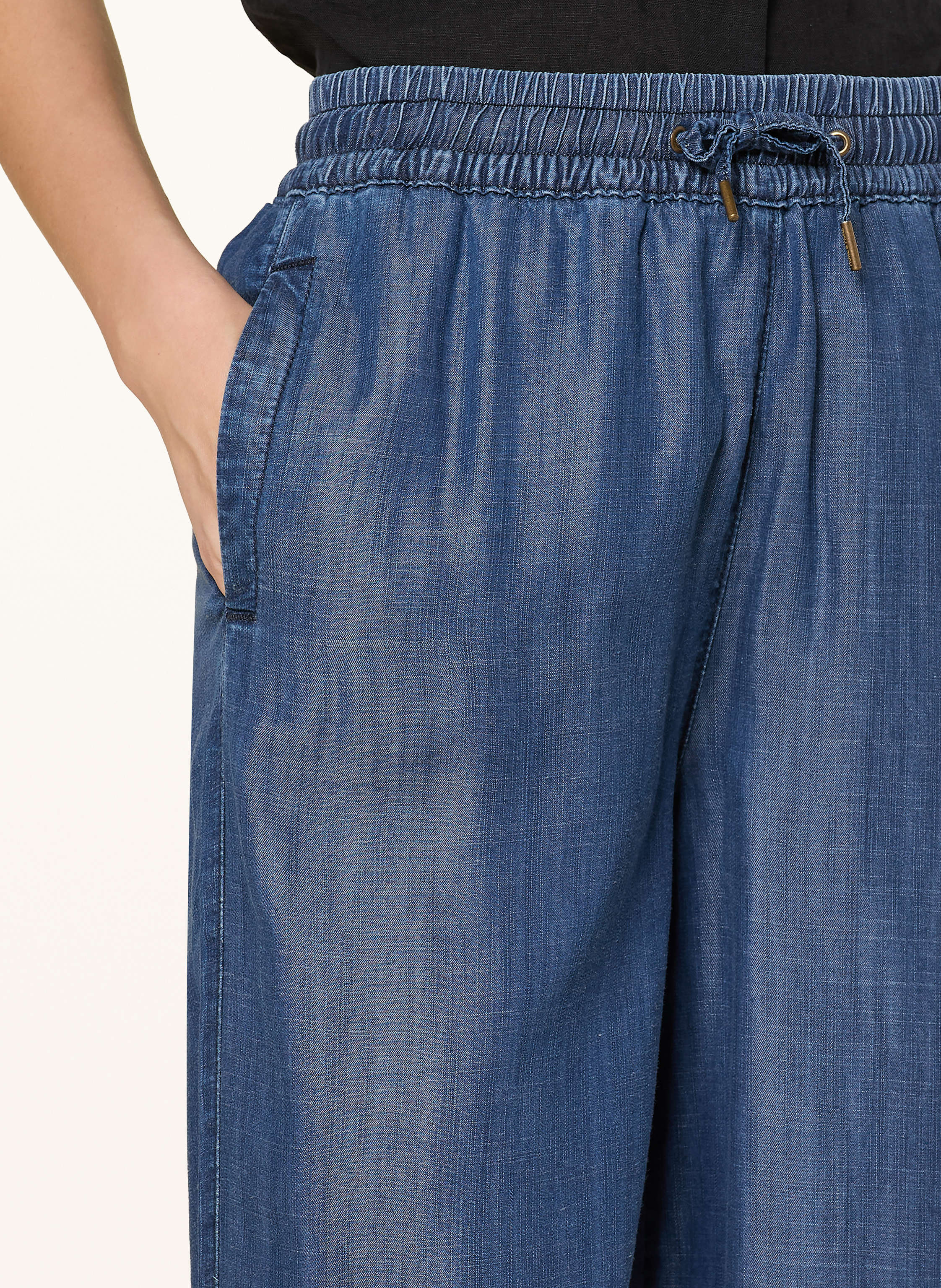 Thumbnail - More & More Hose In Jeansoptik blau