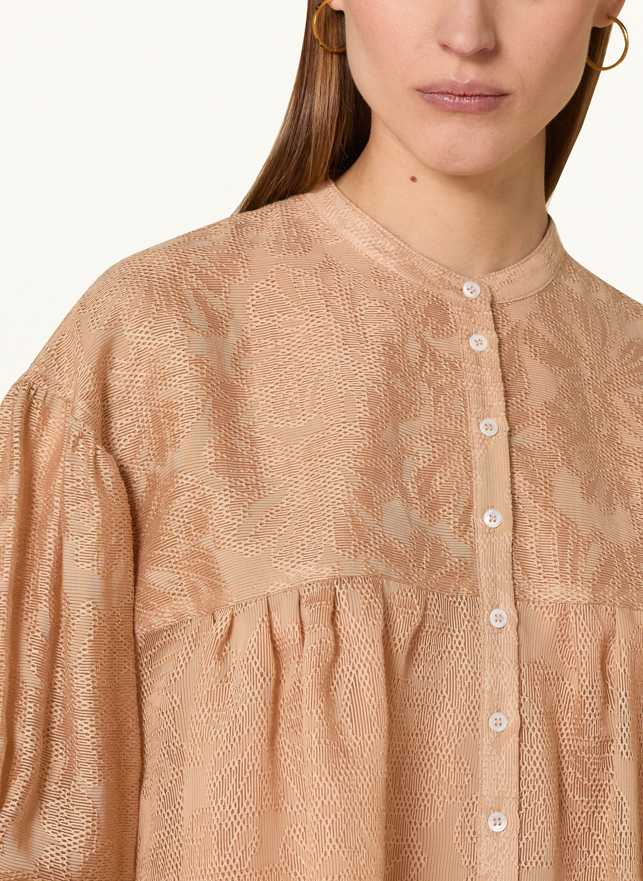 Thumbnail - More Bluse beige