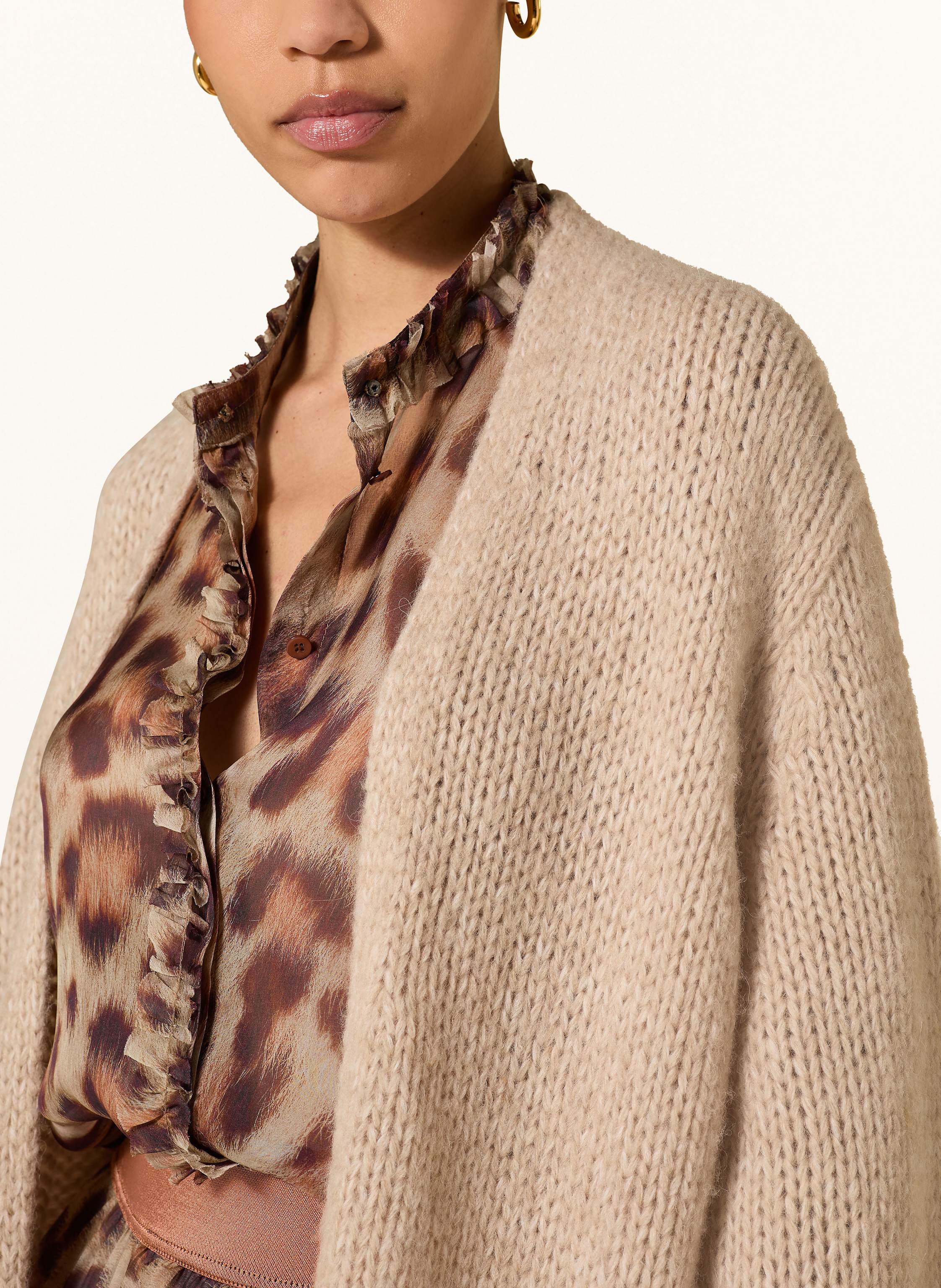 Thumbnail - Luisa Cerano Strickhülle Mit Alpaka beige